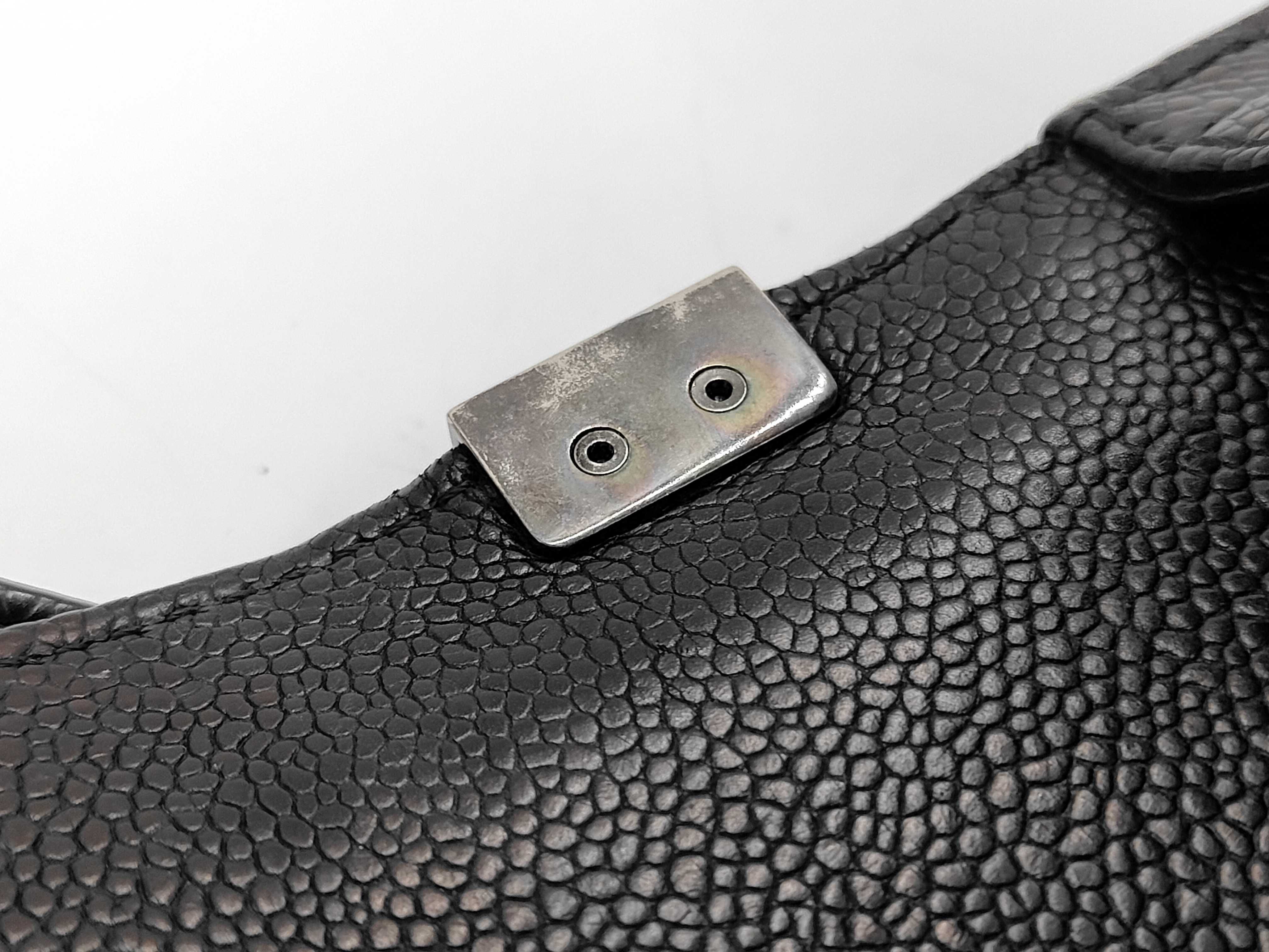 Boy Chanel Caviar Skin Black Shoulder Bag — view 13