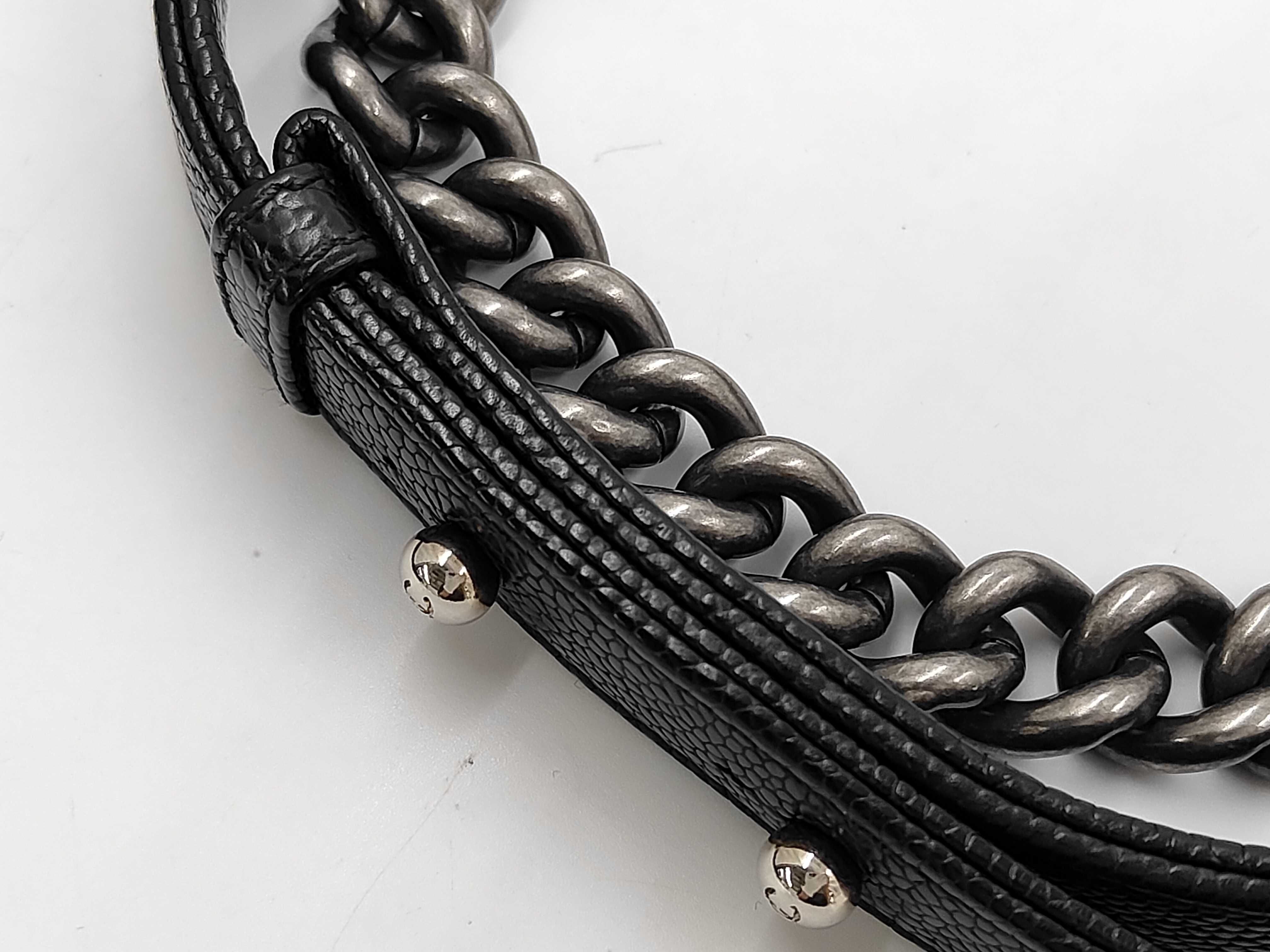 Boy Chanel Caviar Skin Black Shoulder Bag — view 6