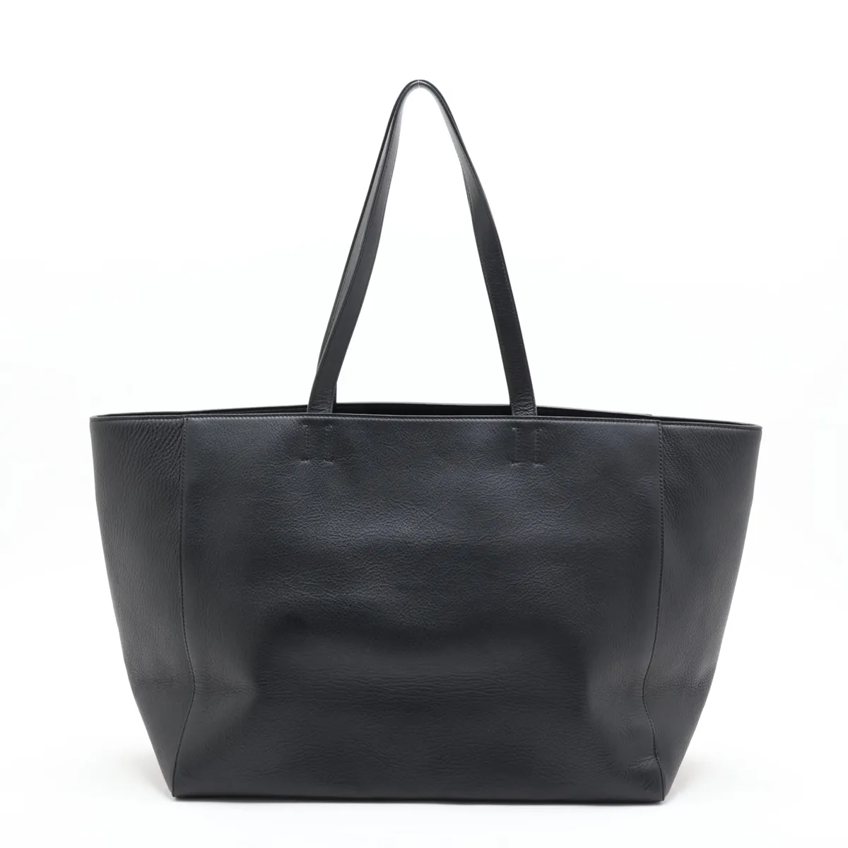 Everyday East West 618284 Leather Tote Bag, Black — view 2