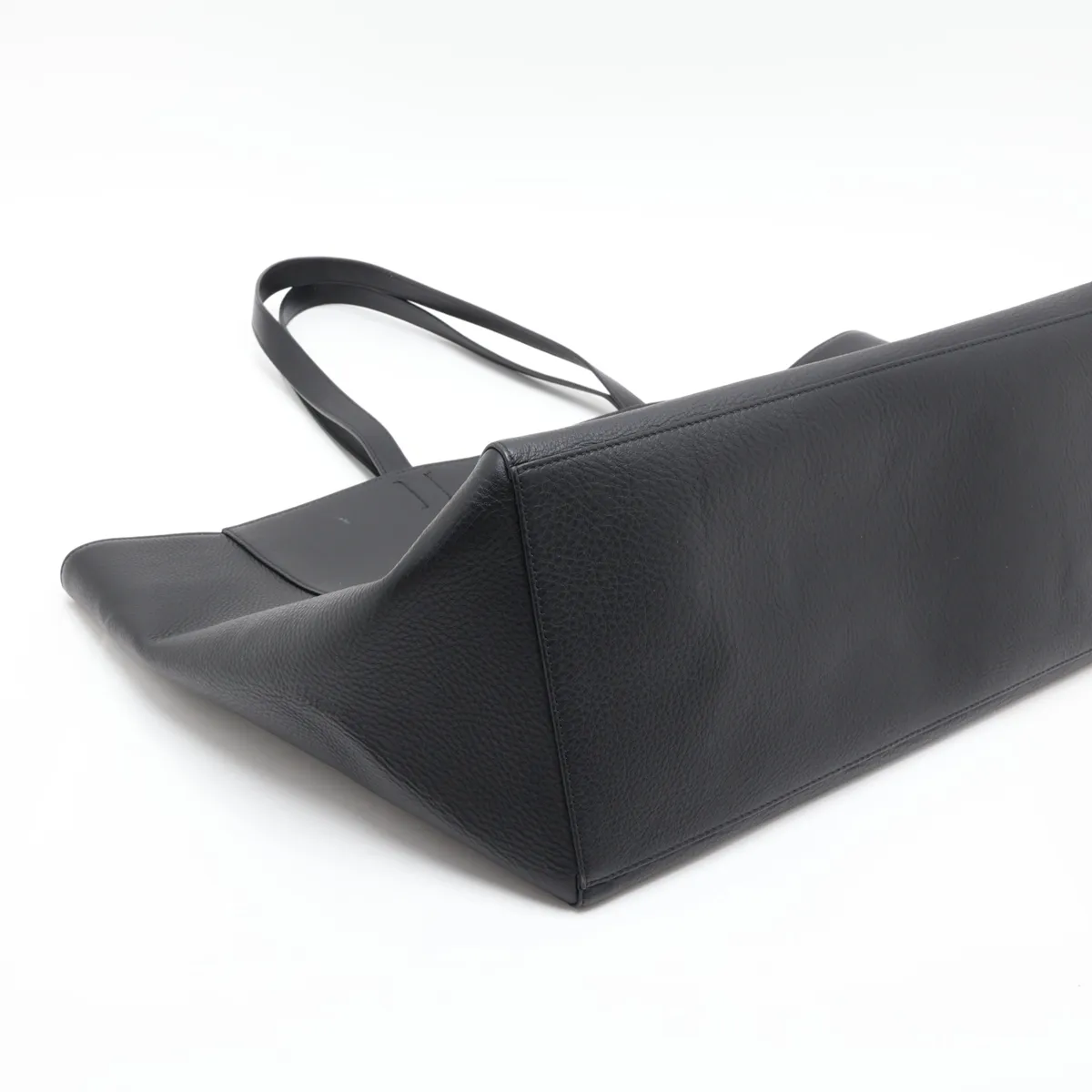 Everyday East West 618284 Leather Tote Bag, Black — view 4
