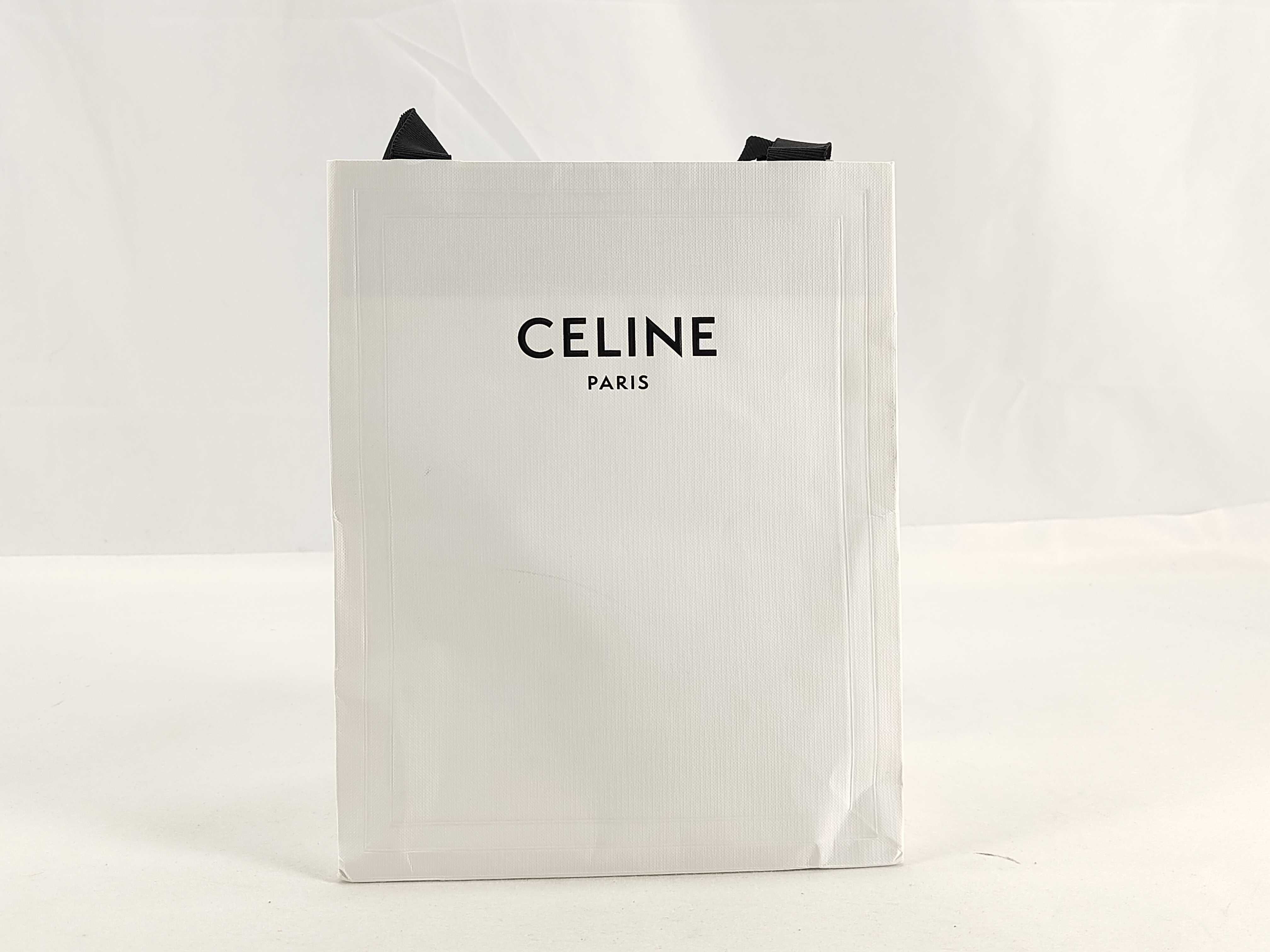 cashmere knit cap, Triomphe design, gray, shopping bag, and other accessories. — view 12