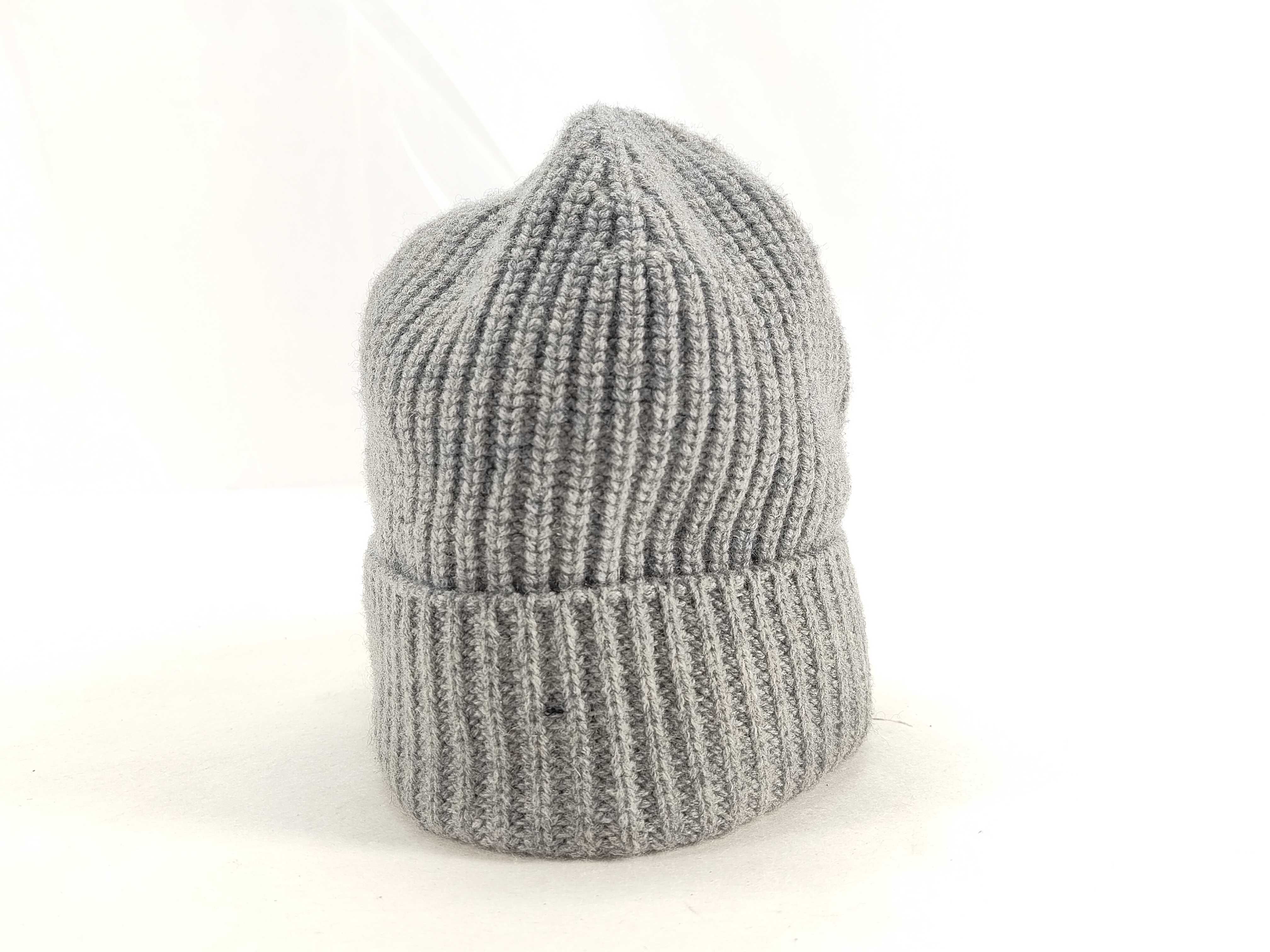 cashmere knit cap, Triomphe design, gray, shopping bag, and other accessories. — view 3