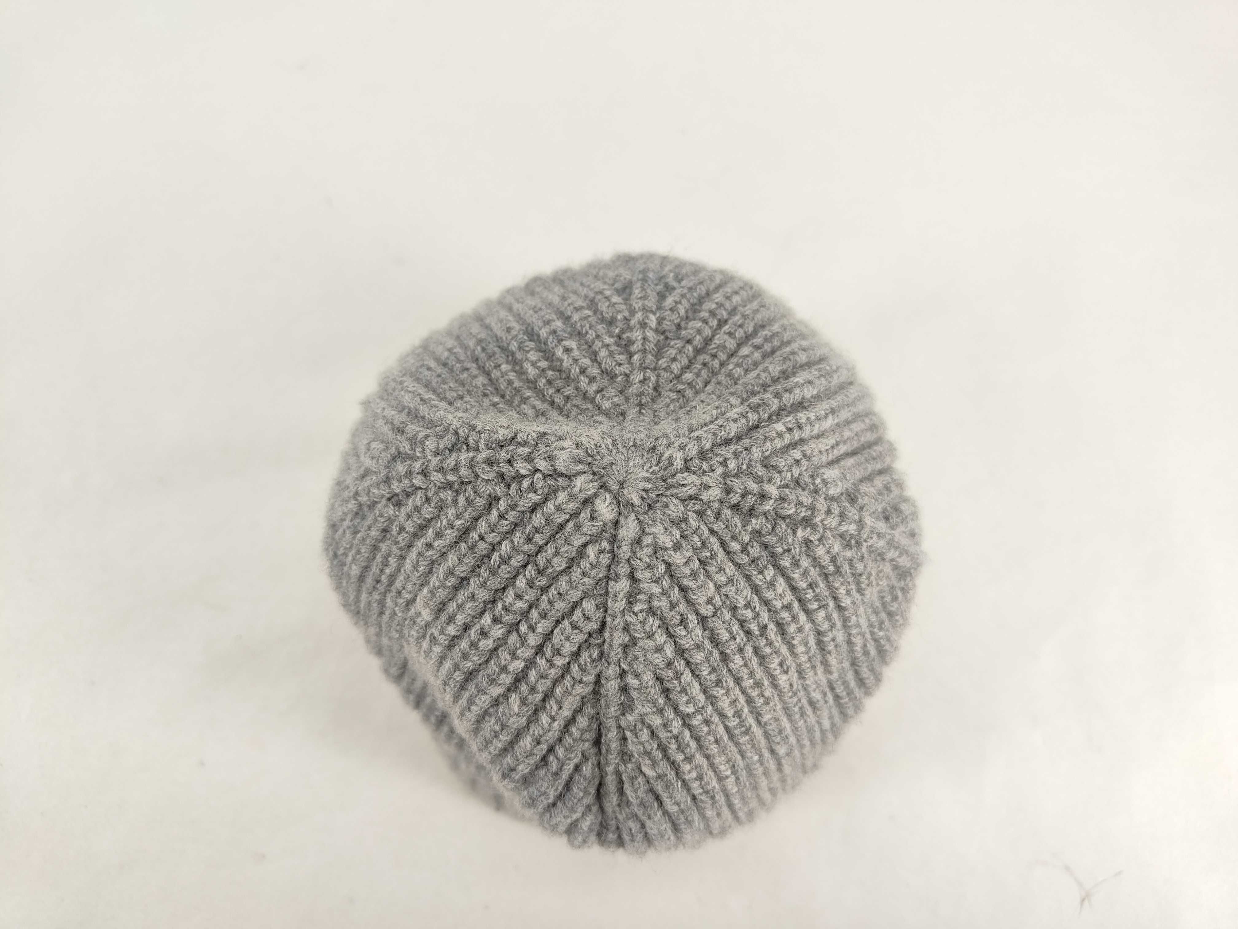 cashmere knit cap, Triomphe design, gray, shopping bag, and other accessories. — view 5