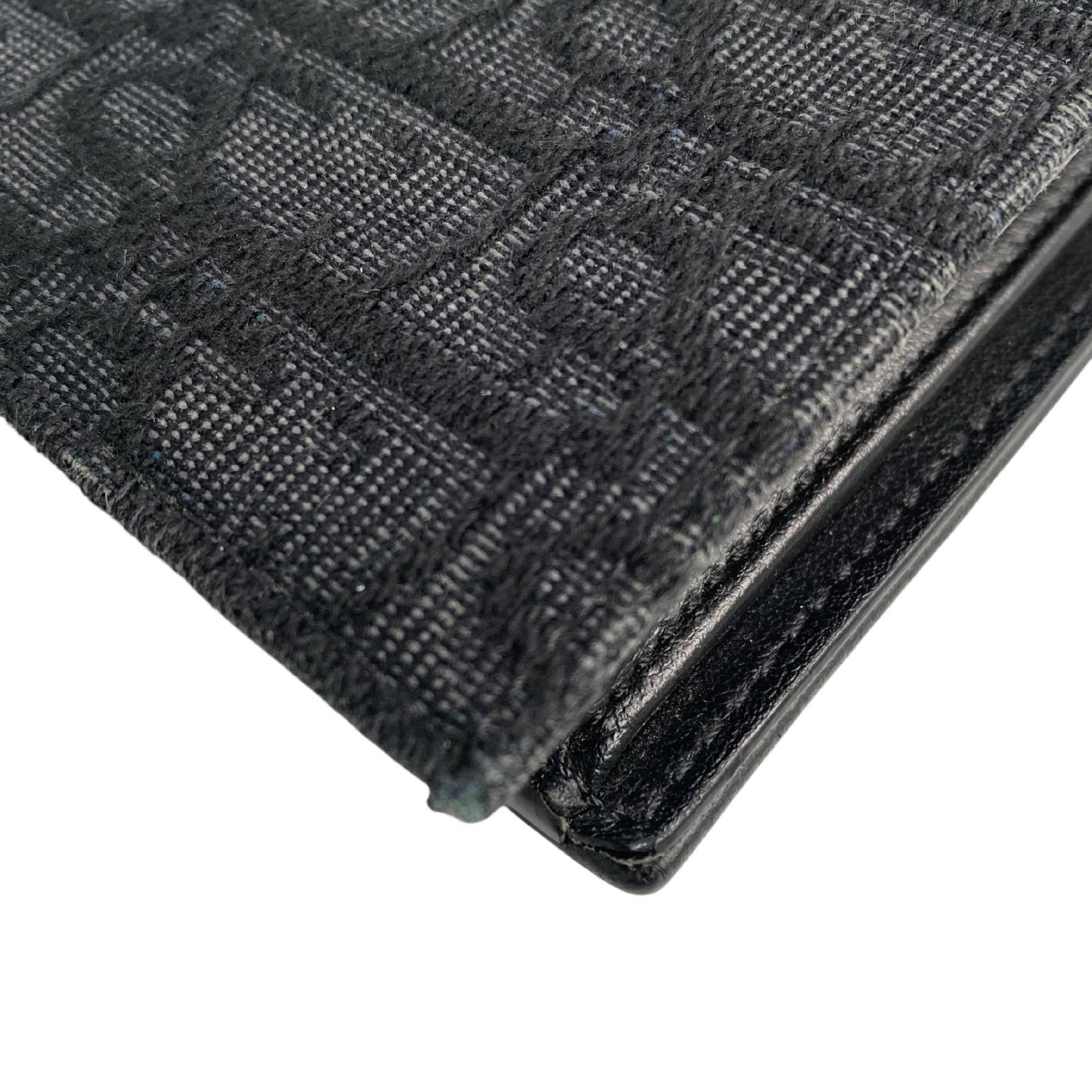【*Shipped from: Hong Kong*】Dior Black Canvas/Calfskin Saddle Oblique Bi-fold Wallet — view 12