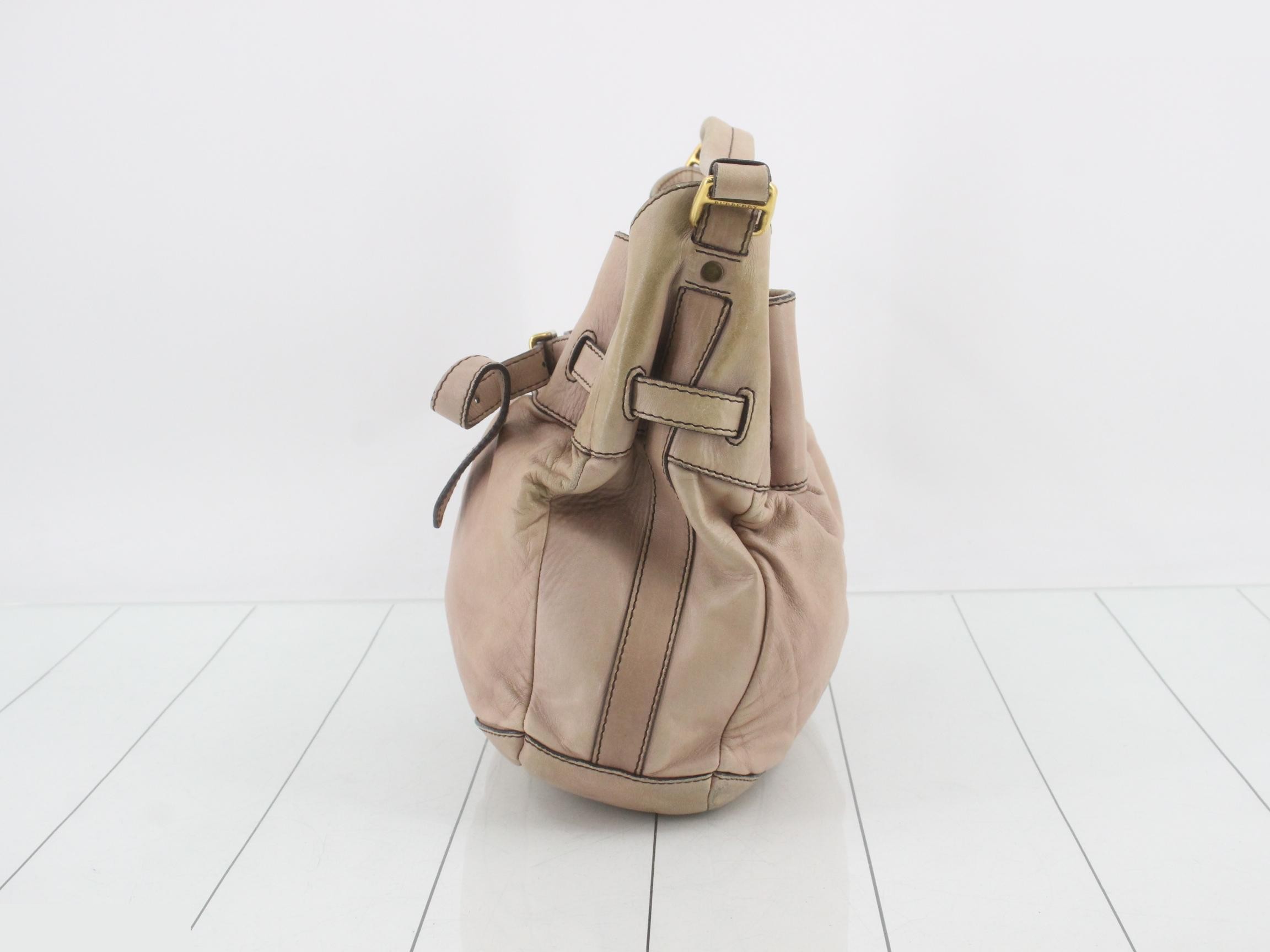 Lambskin Leather One-Shoulder Bag — view 3