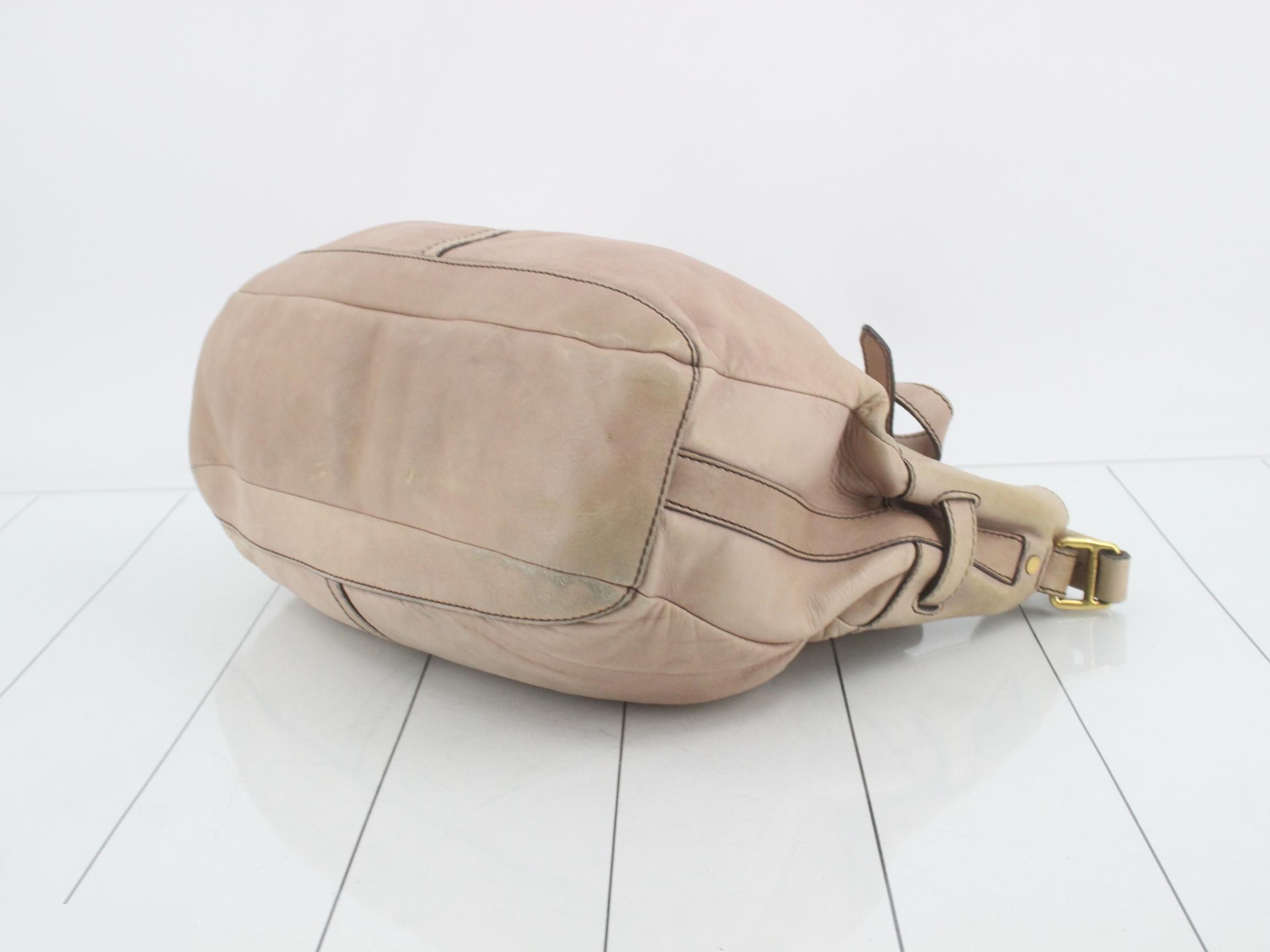Lambskin Leather One-Shoulder Bag — view 6