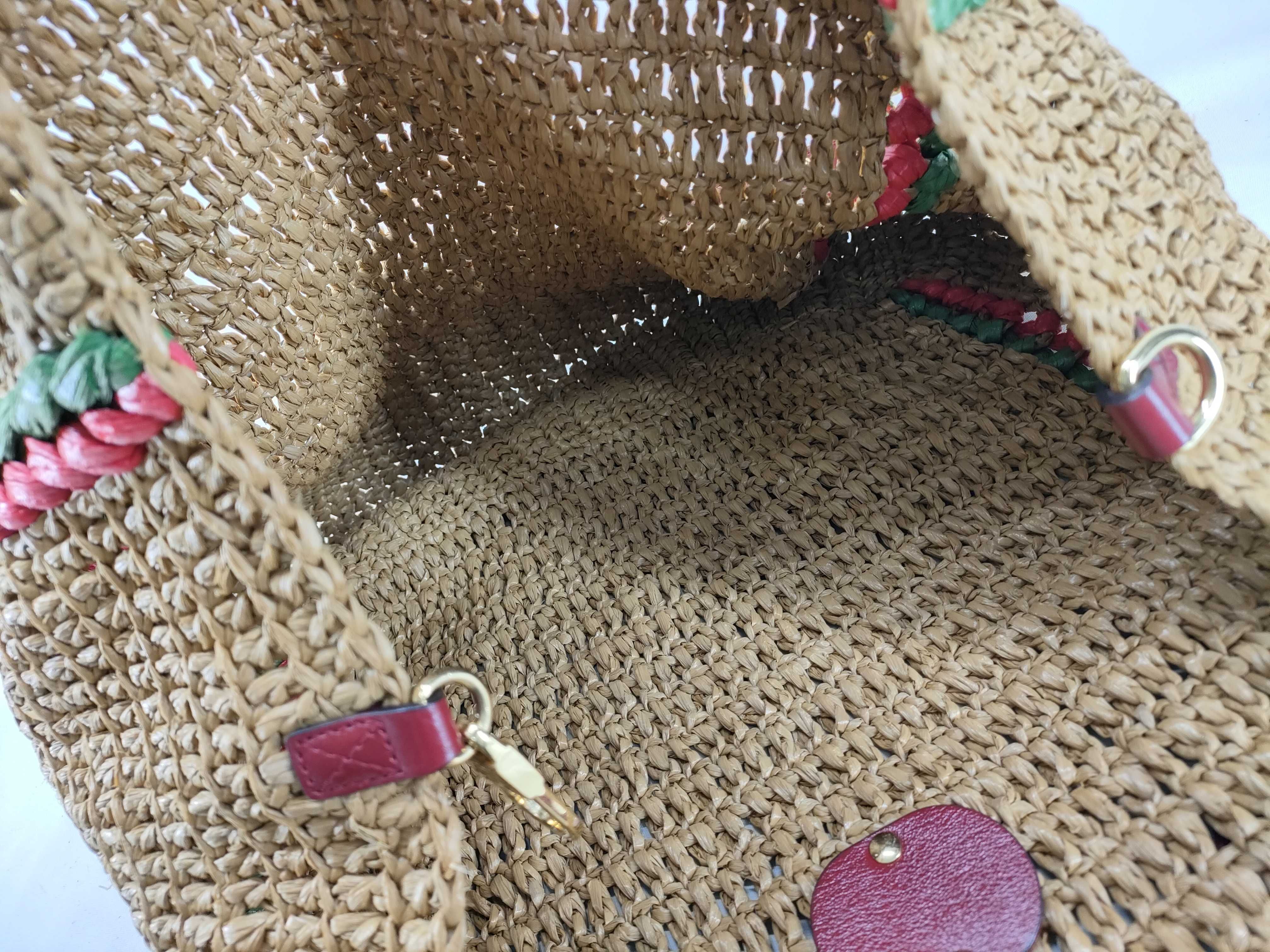 GG Marmont Raffia Leather Medium Tote Bag 574431 204991 Tote Bag — view 8