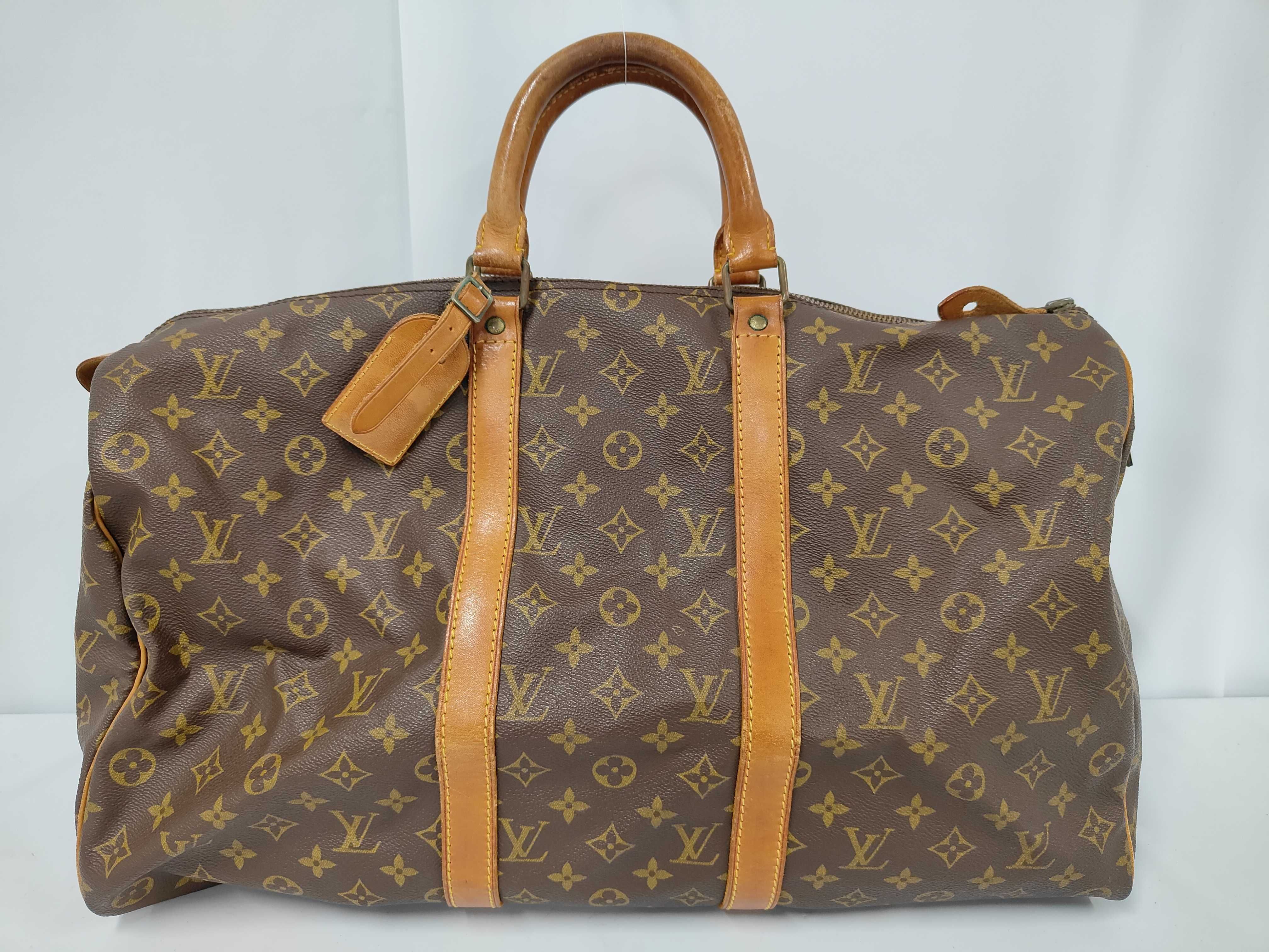 Monogram M41426 Keepall 50 Boston Bag Handbag