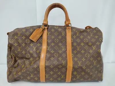 Monogram M41426 Keepall 50 Boston Bag Handbag