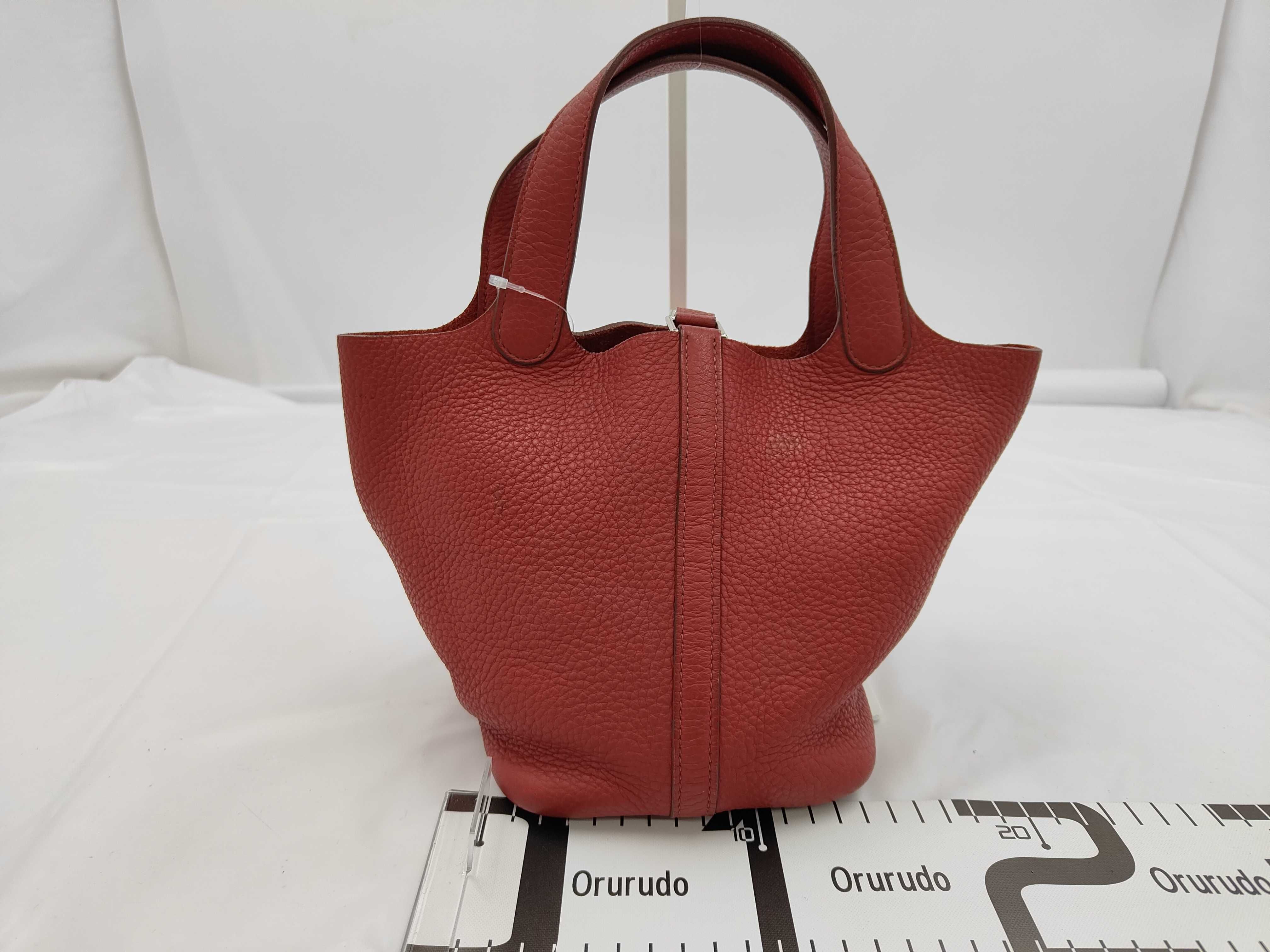 Picotin Lock L Red Handbag — view 2