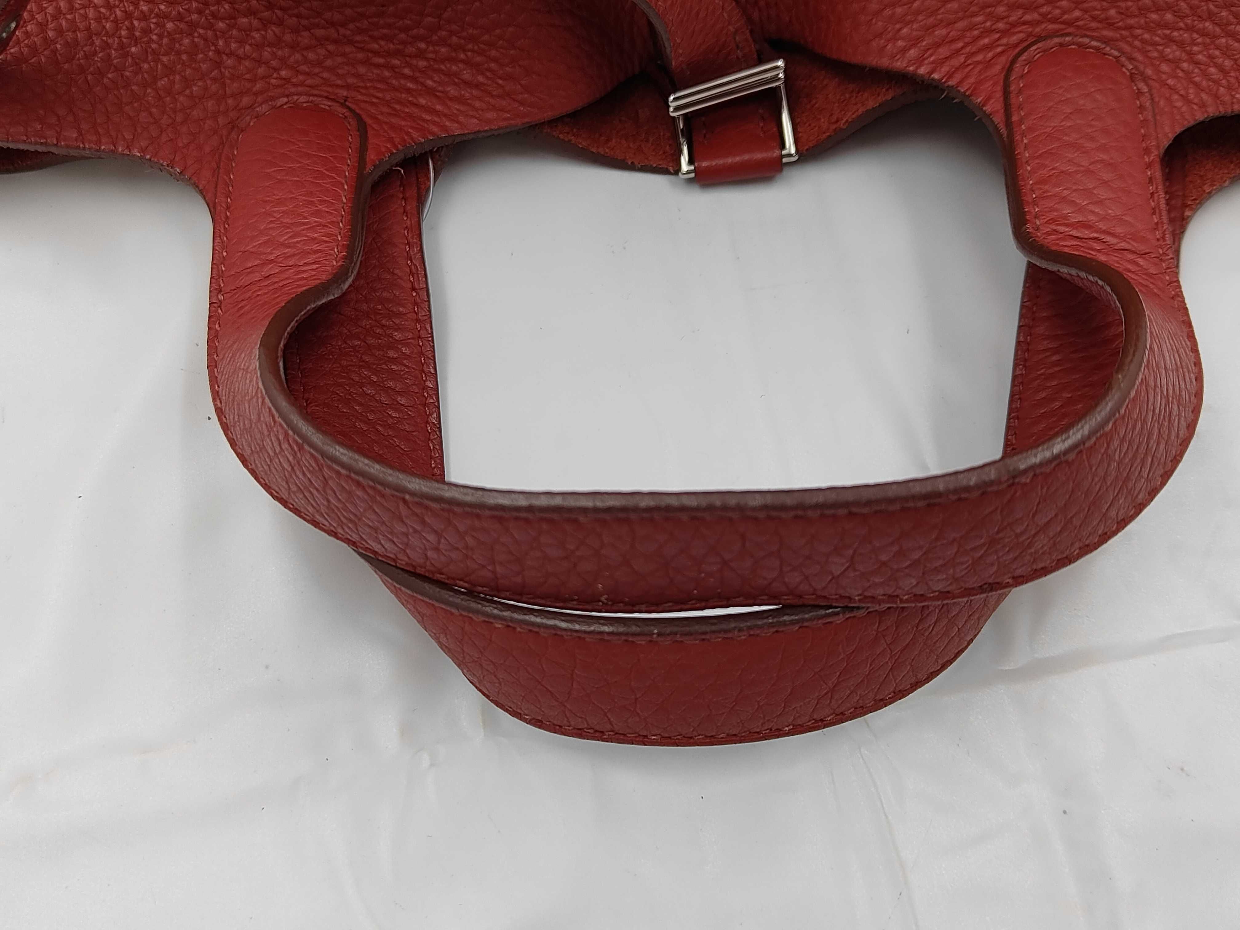 Picotin Lock L Red Handbag — view 3