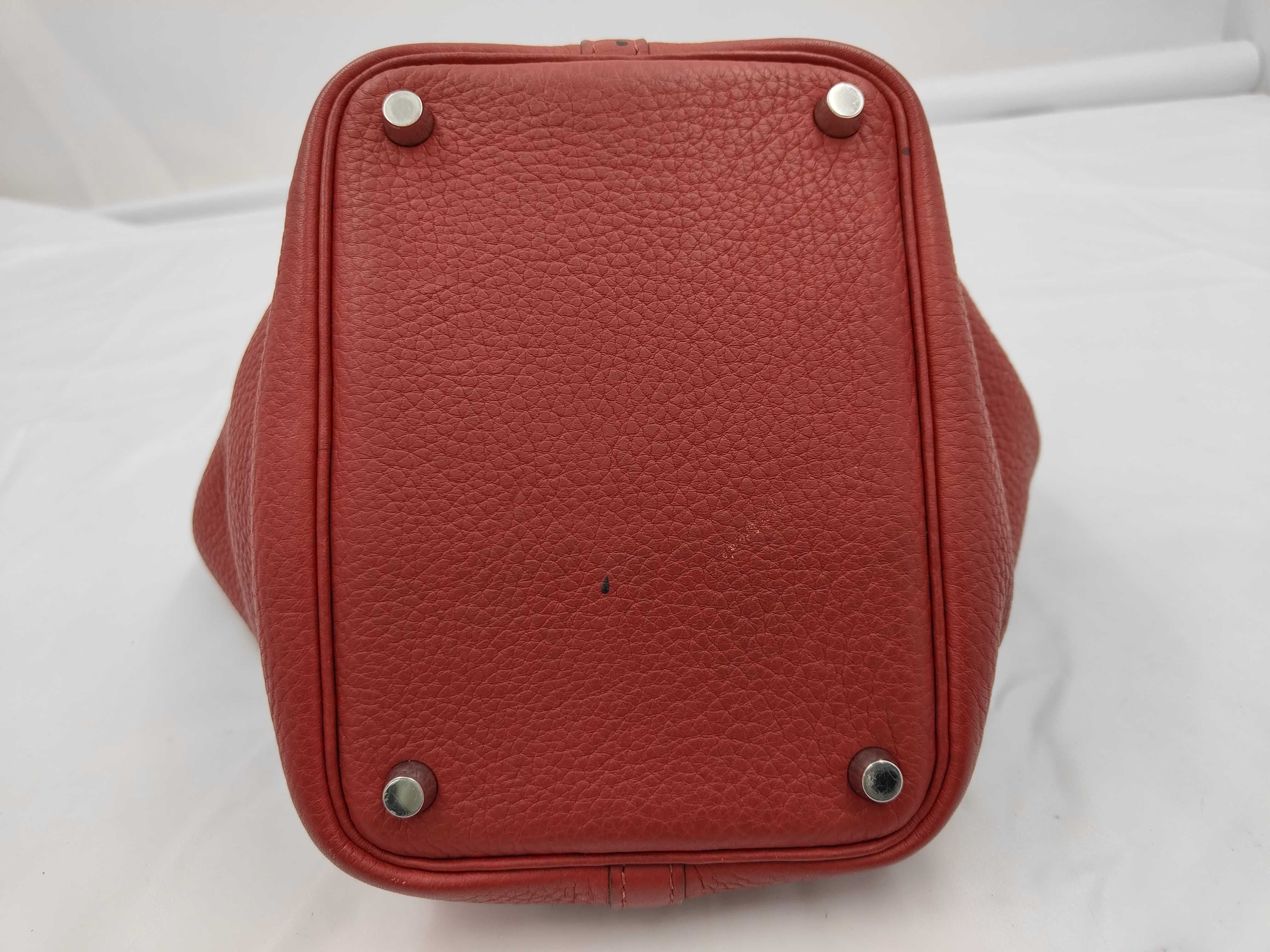 Picotin Lock L Red Handbag — view 7