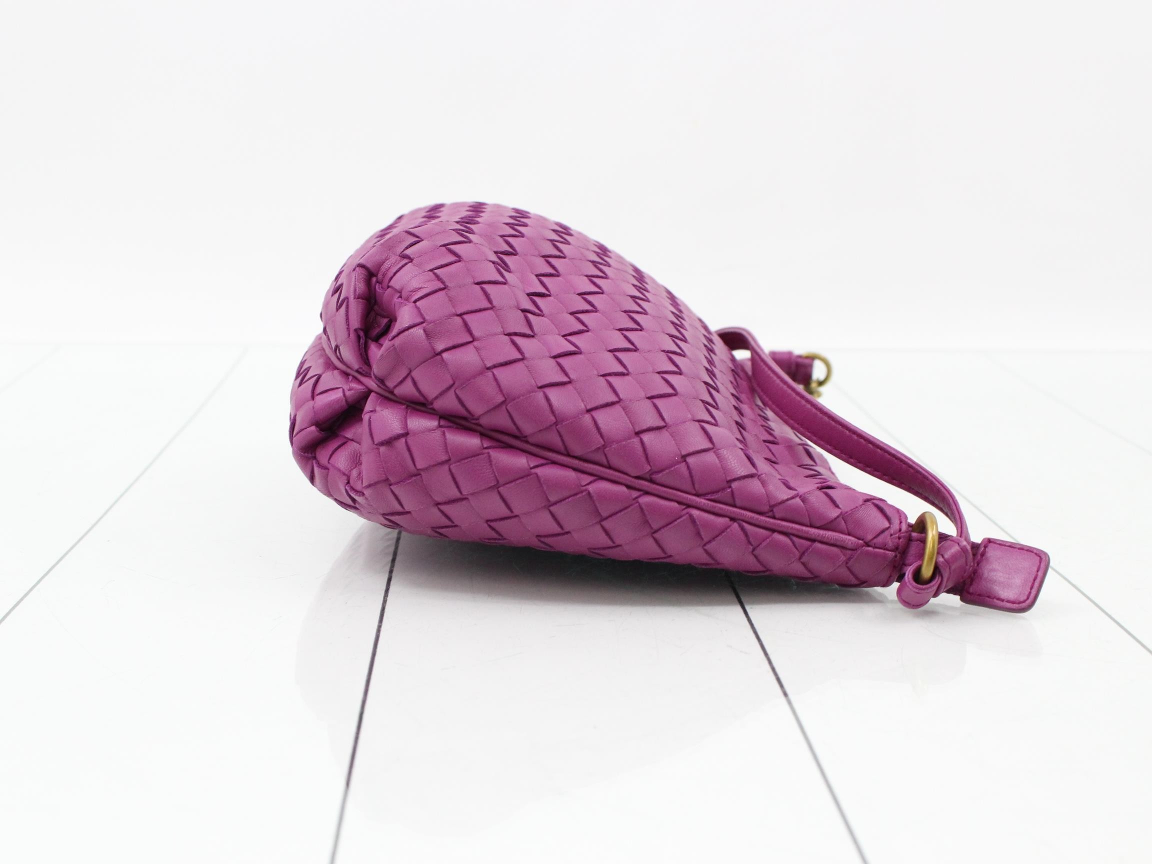 Small Nappa Intrecciato Shoulder Bag — view 3