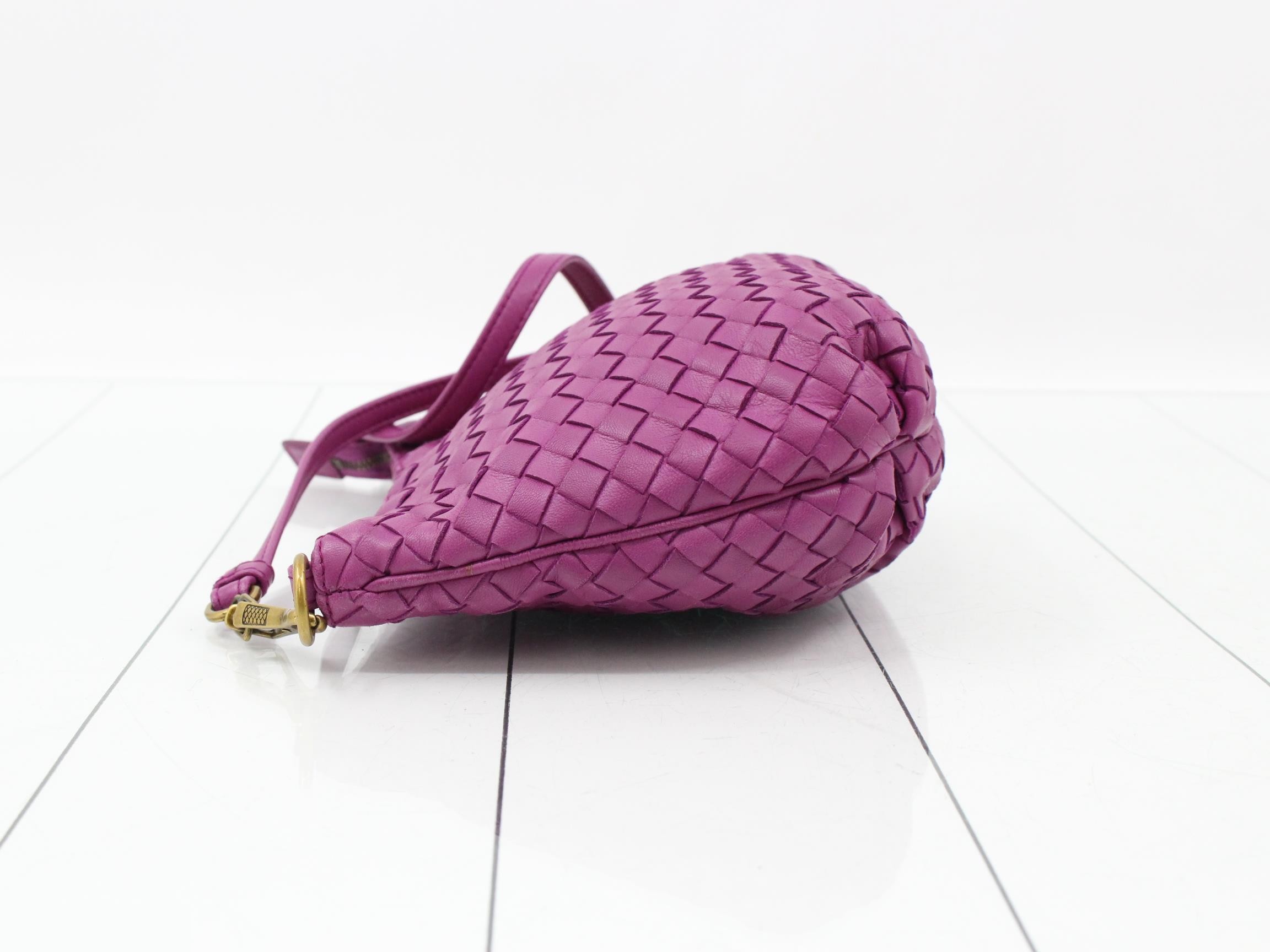 Small Nappa Intrecciato Shoulder Bag — view 4