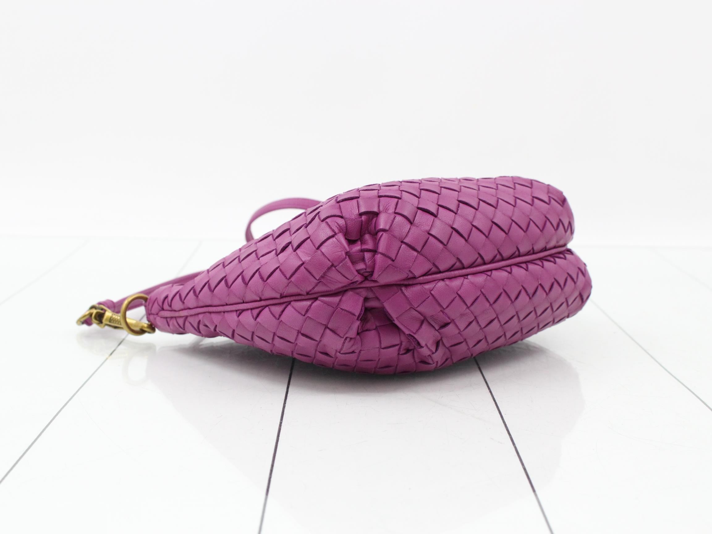 Small Nappa Intrecciato Shoulder Bag — view 5
