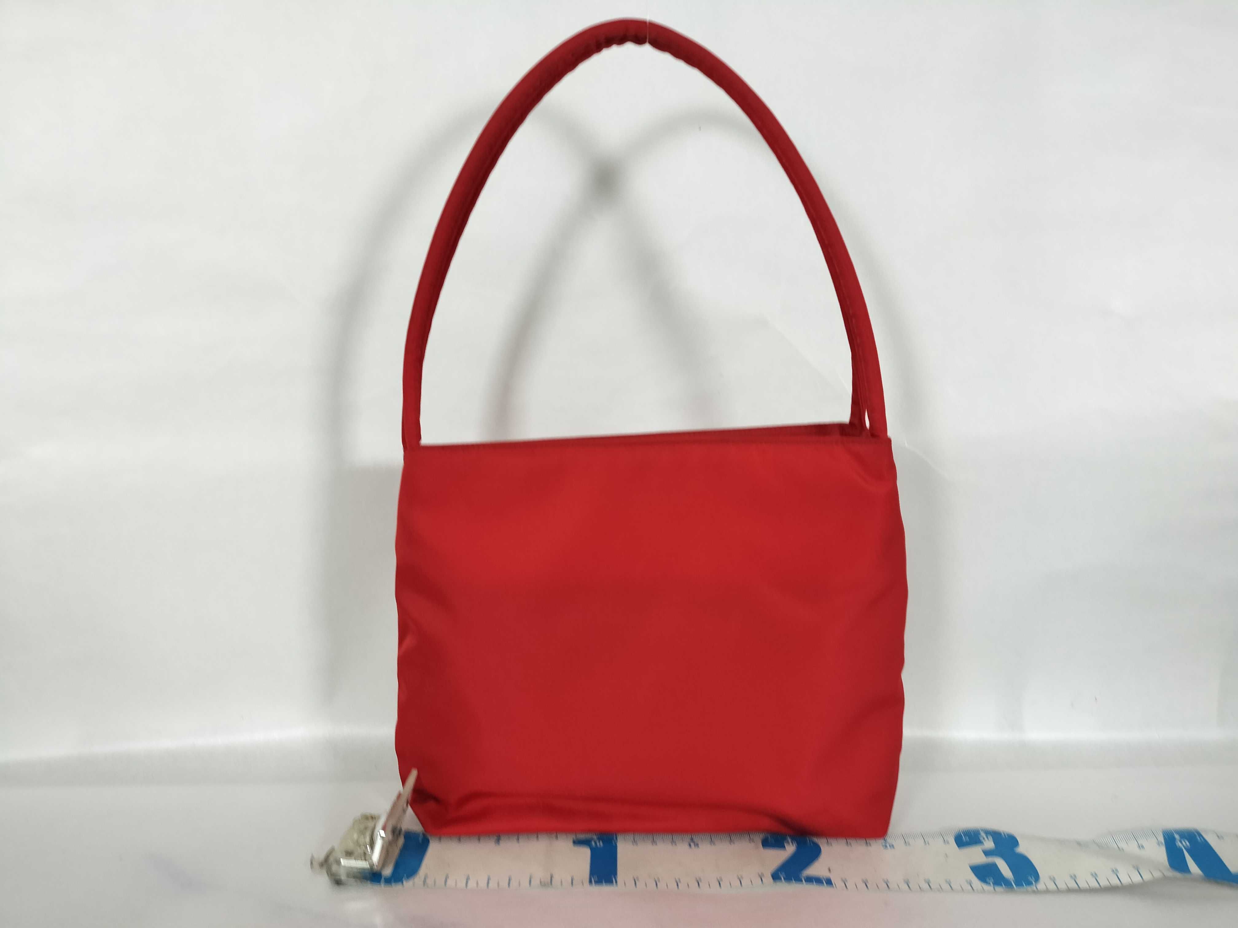 Nylon Prada Red Nylon Handbag — view 2