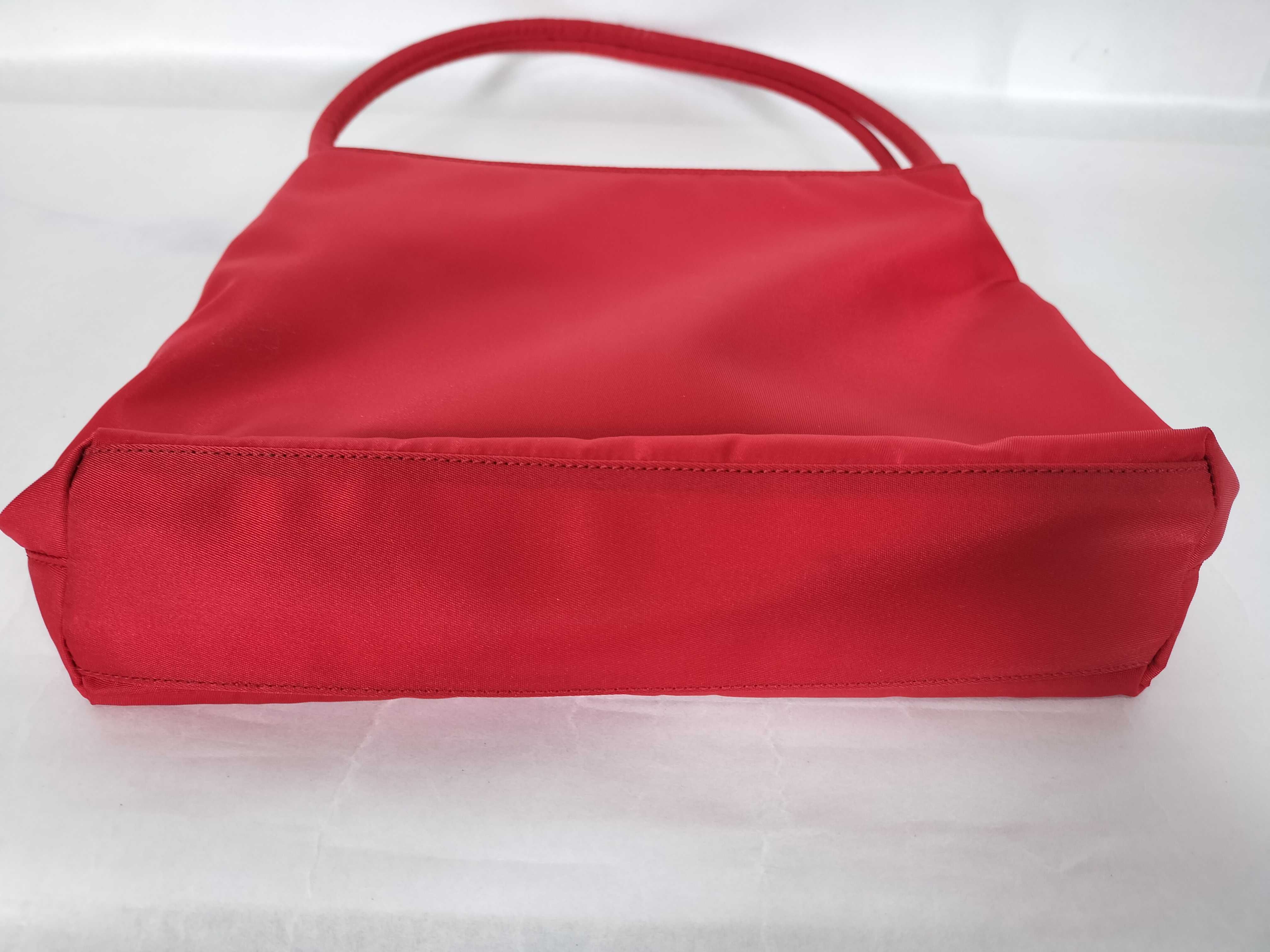 Nylon Prada Red Nylon Handbag — view 7