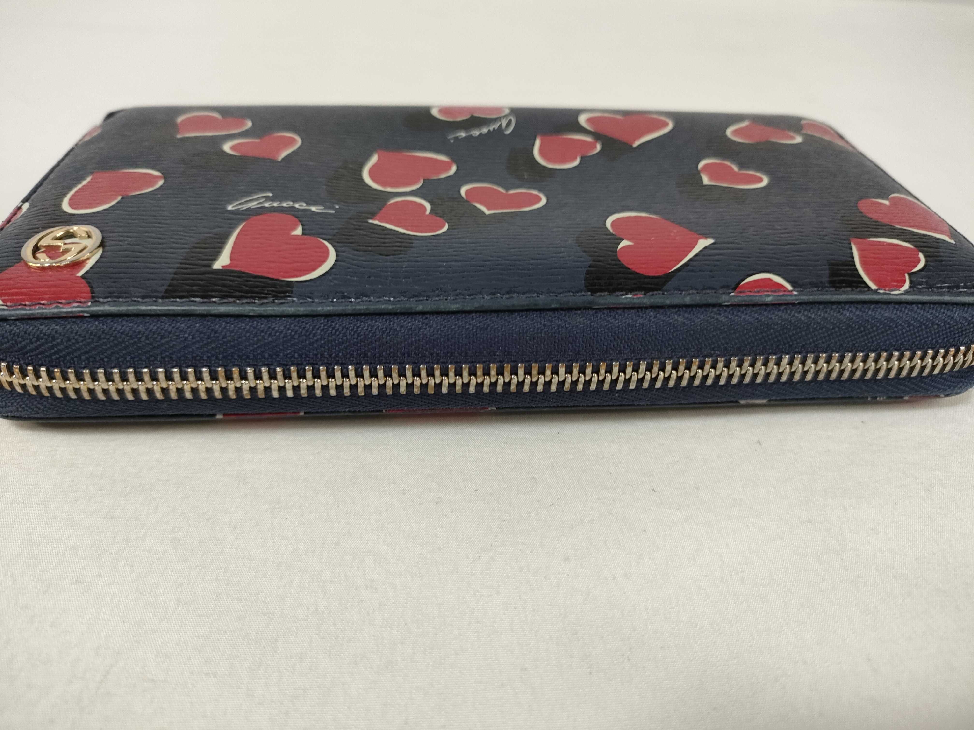 Heart Round Zip Long Wallet 309705 Wallet — view 8