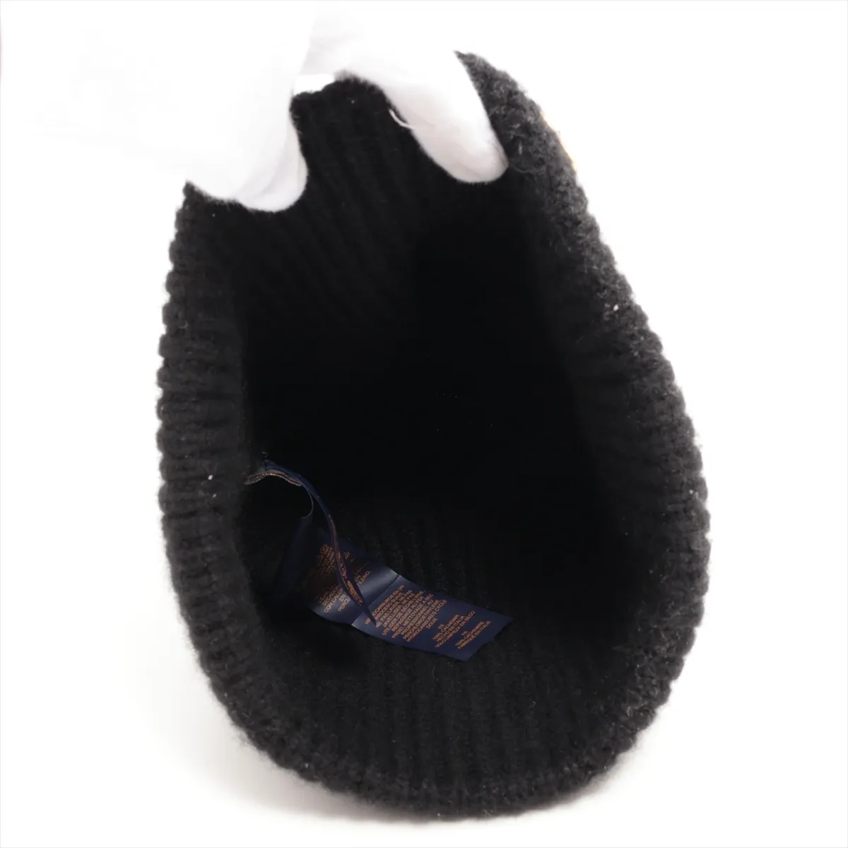 Louis Vuitton M77877 Beanie LV Spark RN0223 Knit Cap Cashmere Noir — view 4