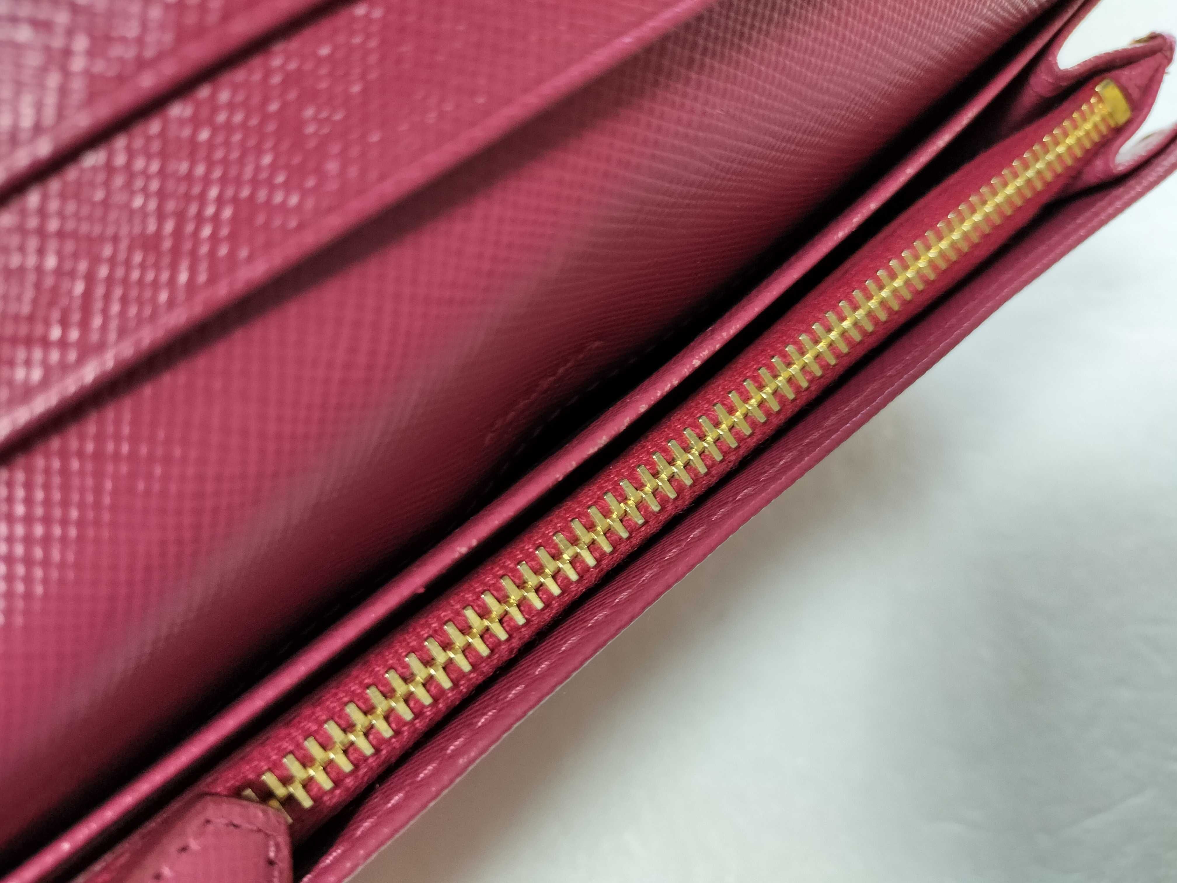 1M1132 Saffiano Leather Long Wallet — view 9
