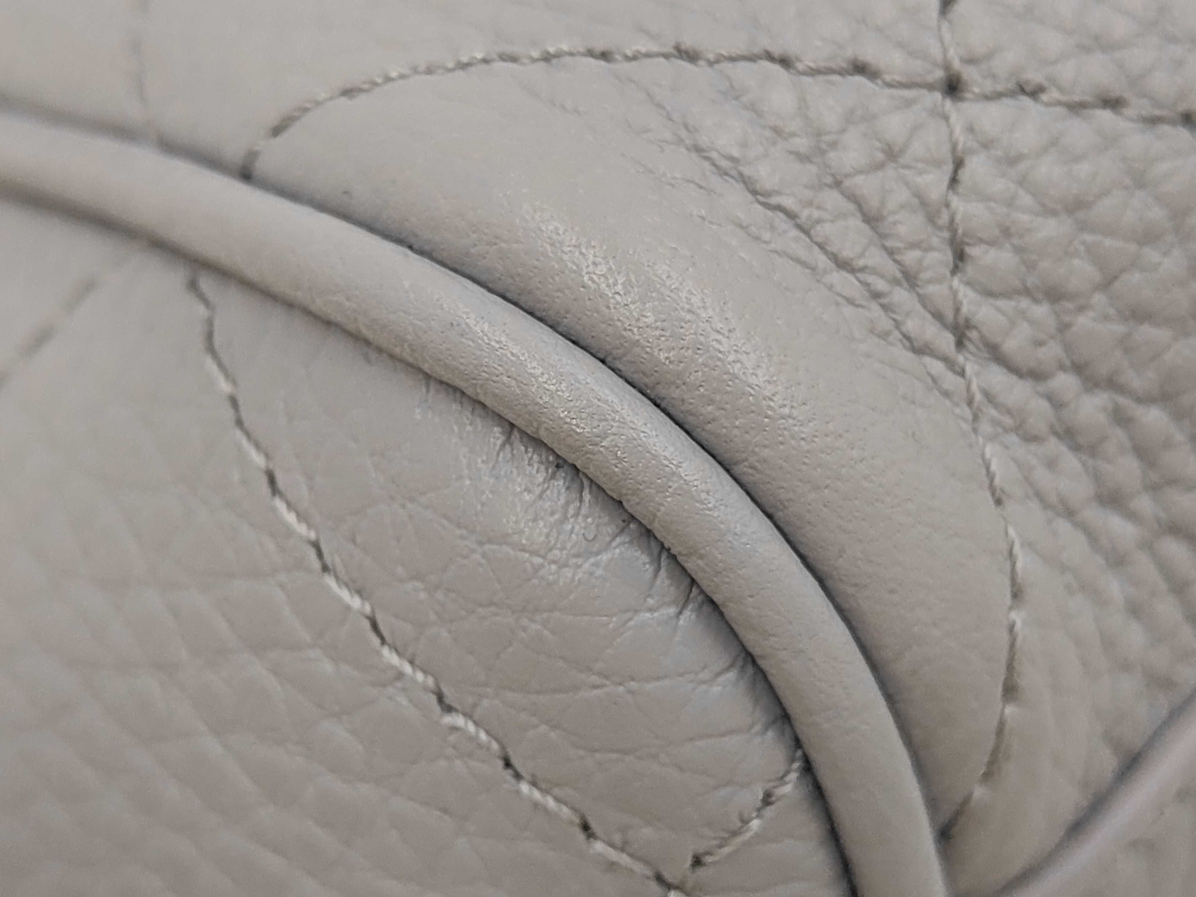 Caviar Skin Matelassé Leather Small Shopping Bag — view 4