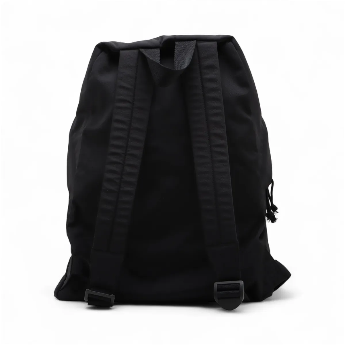 Oversized Nylon Backpack/Rucksack, Black 656061 — view 2