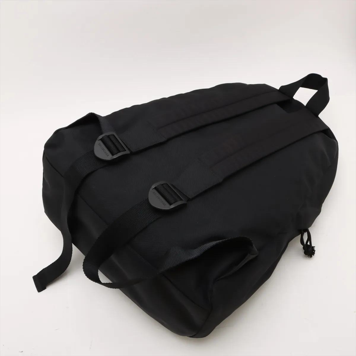 Oversized Nylon Backpack/Rucksack, Black 656061 — view 5