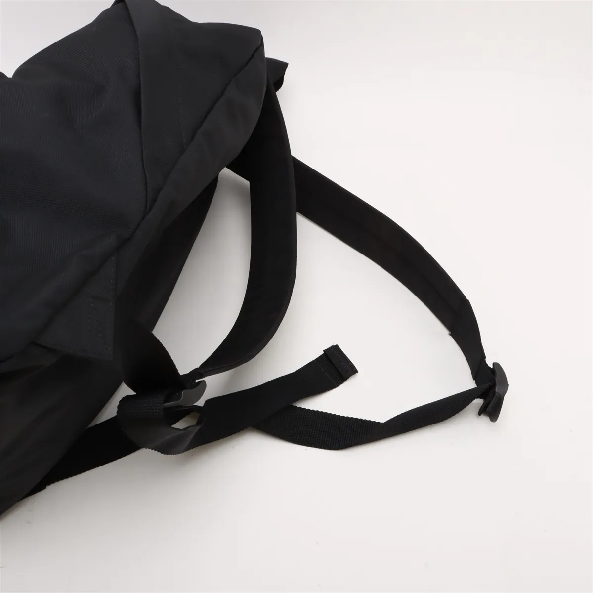 Oversized Nylon Backpack/Rucksack, Black 656061 — view 6