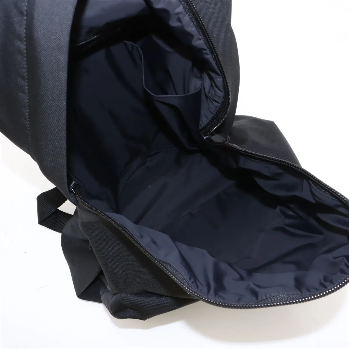 Oversized Nylon Backpack/Rucksack, Black 656061 — view 7