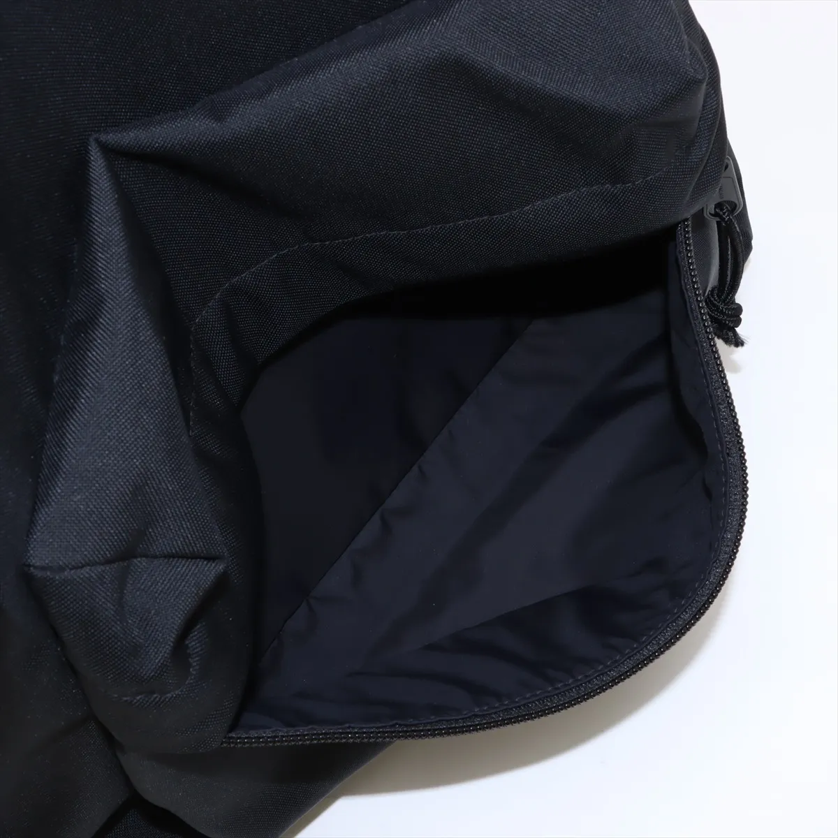 Oversized Nylon Backpack/Rucksack, Black 656061 — view 10