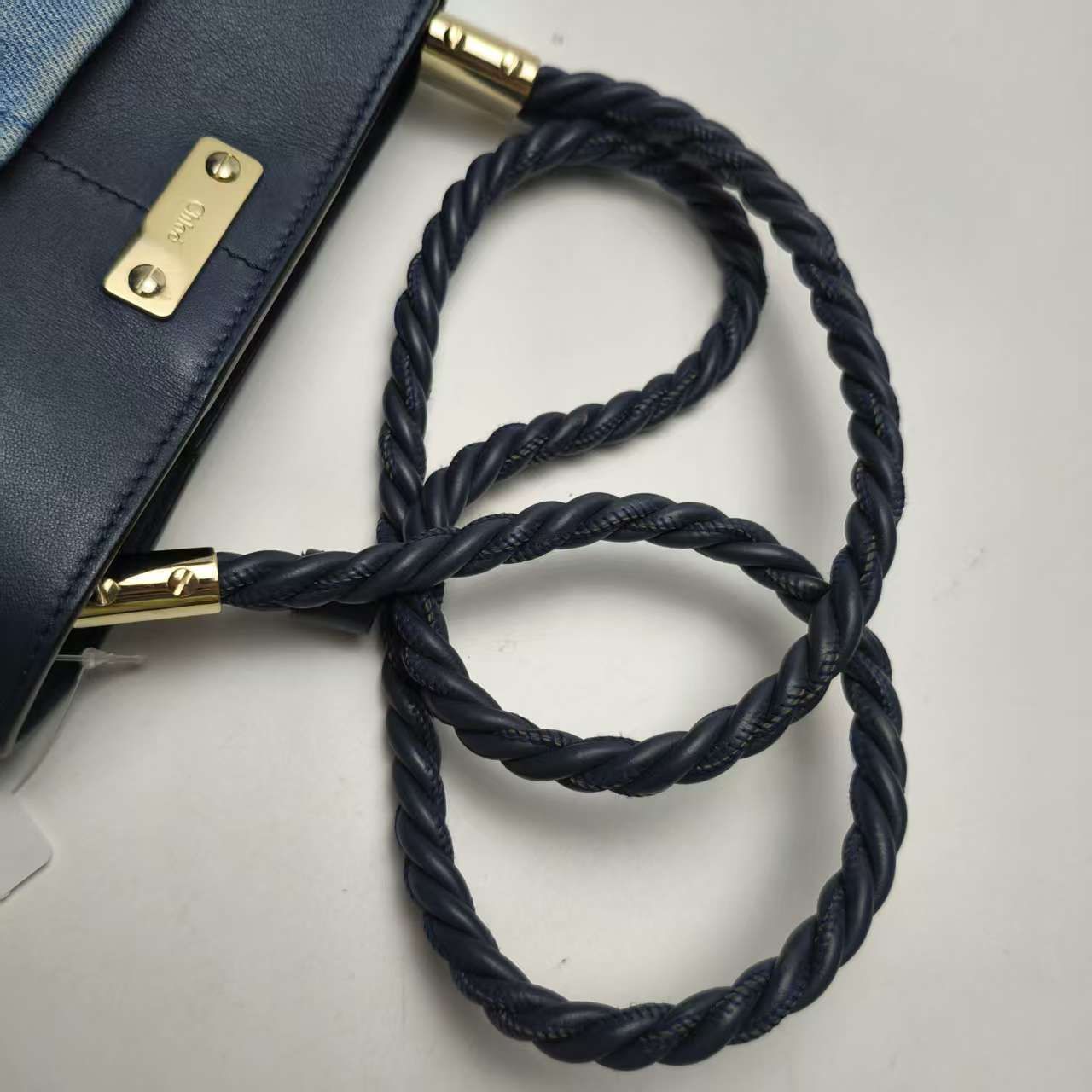 【*Shipped from: China*】Chloe denim shoulder bag — view 12