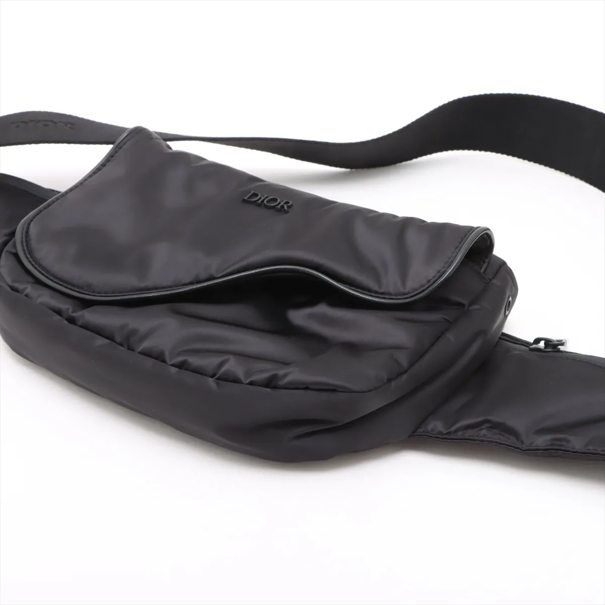 Saddle Nylon Body Bag Black — view 3