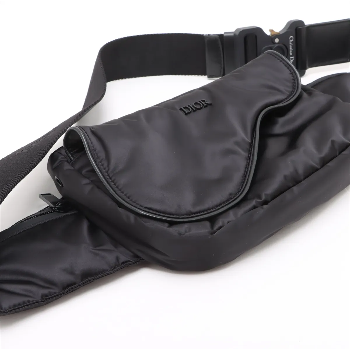 Saddle Nylon Body Bag Black — view 4