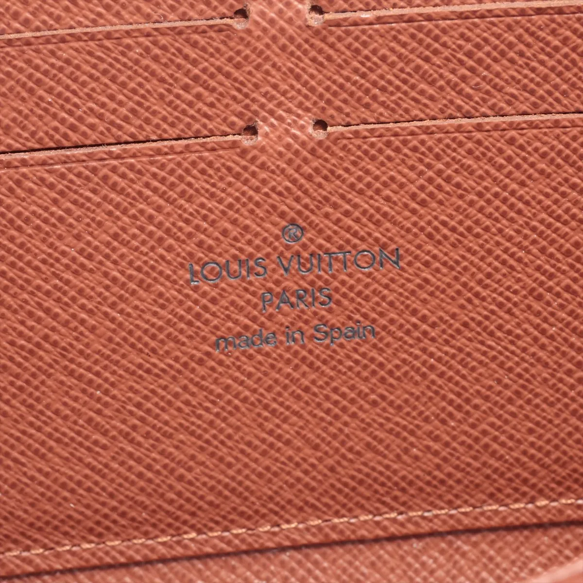 Monogram Zippy Wallet M60017 CA2122 Brown Round Zip Wallet — view 9