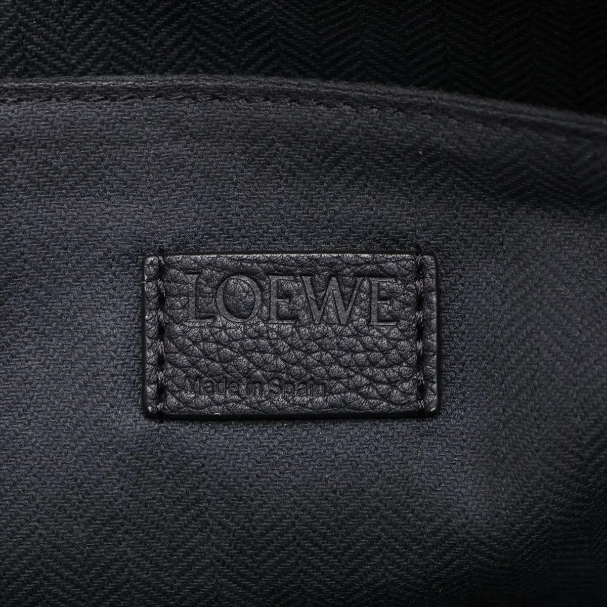 Military Leather Backpack/Rucksack, Black — view 10