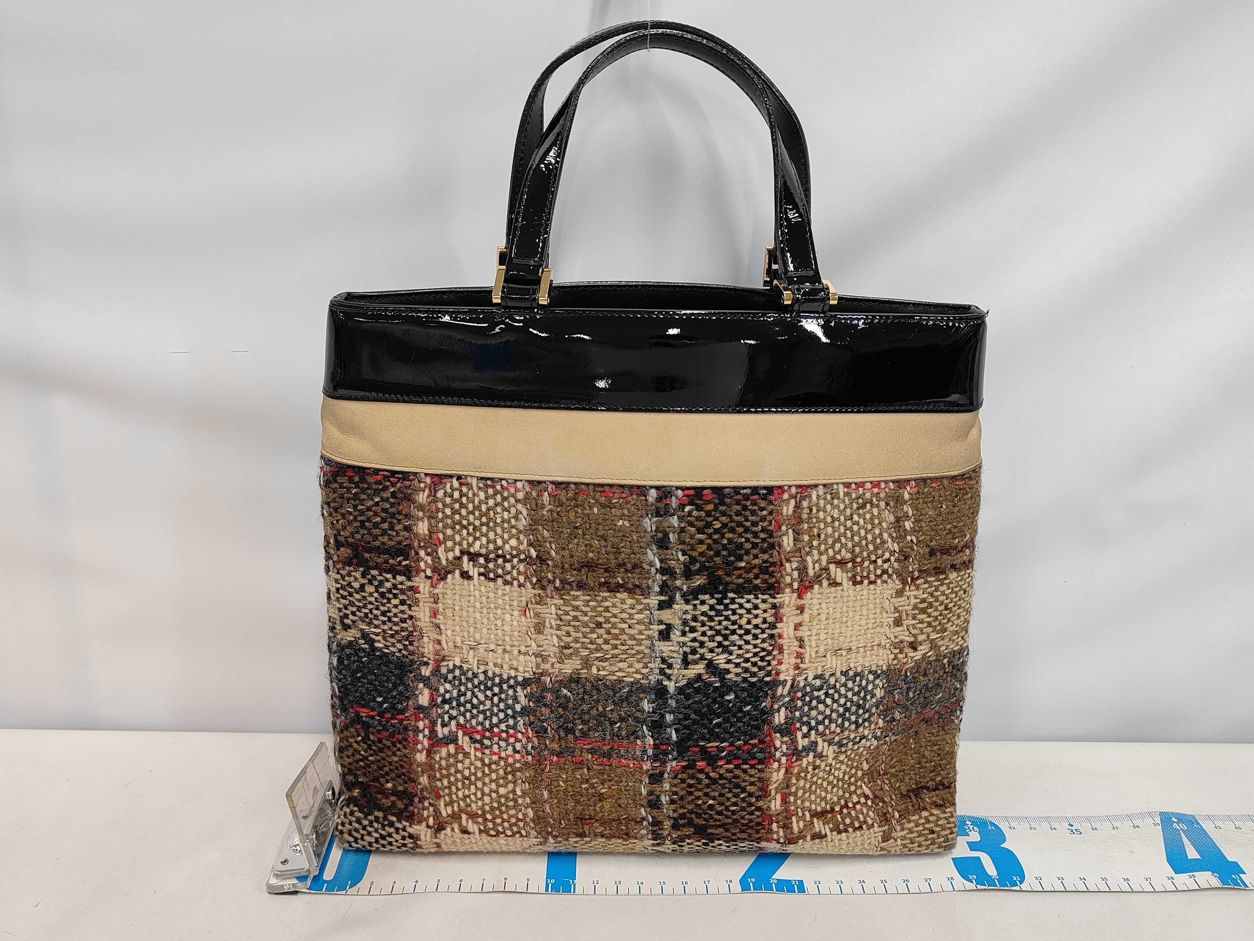 handbag, tweed Nova check handbag — view 2