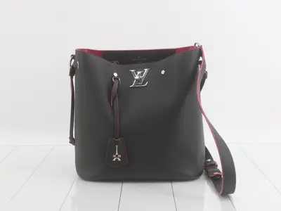 M54677 Lockme Bucket Noir Shoulder Bag - RFID detected