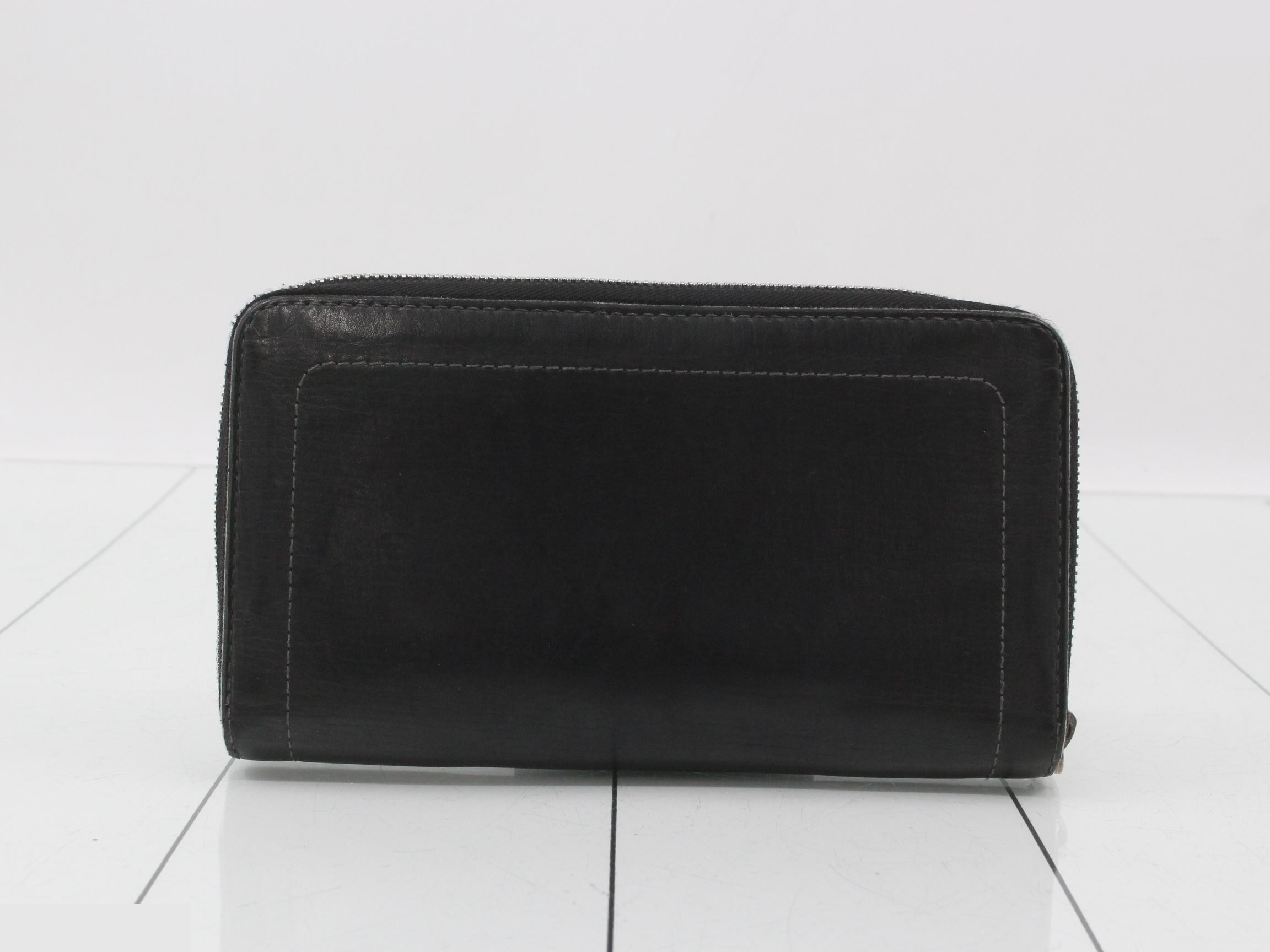 Round zipper long wallet — view 2