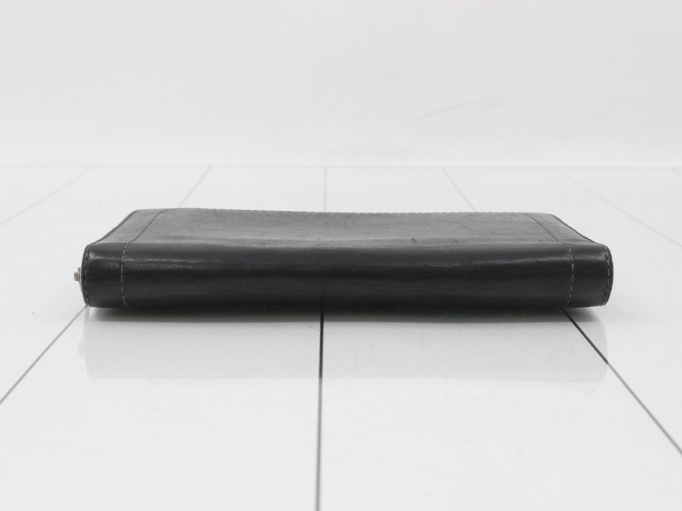 Round zipper long wallet — view 3