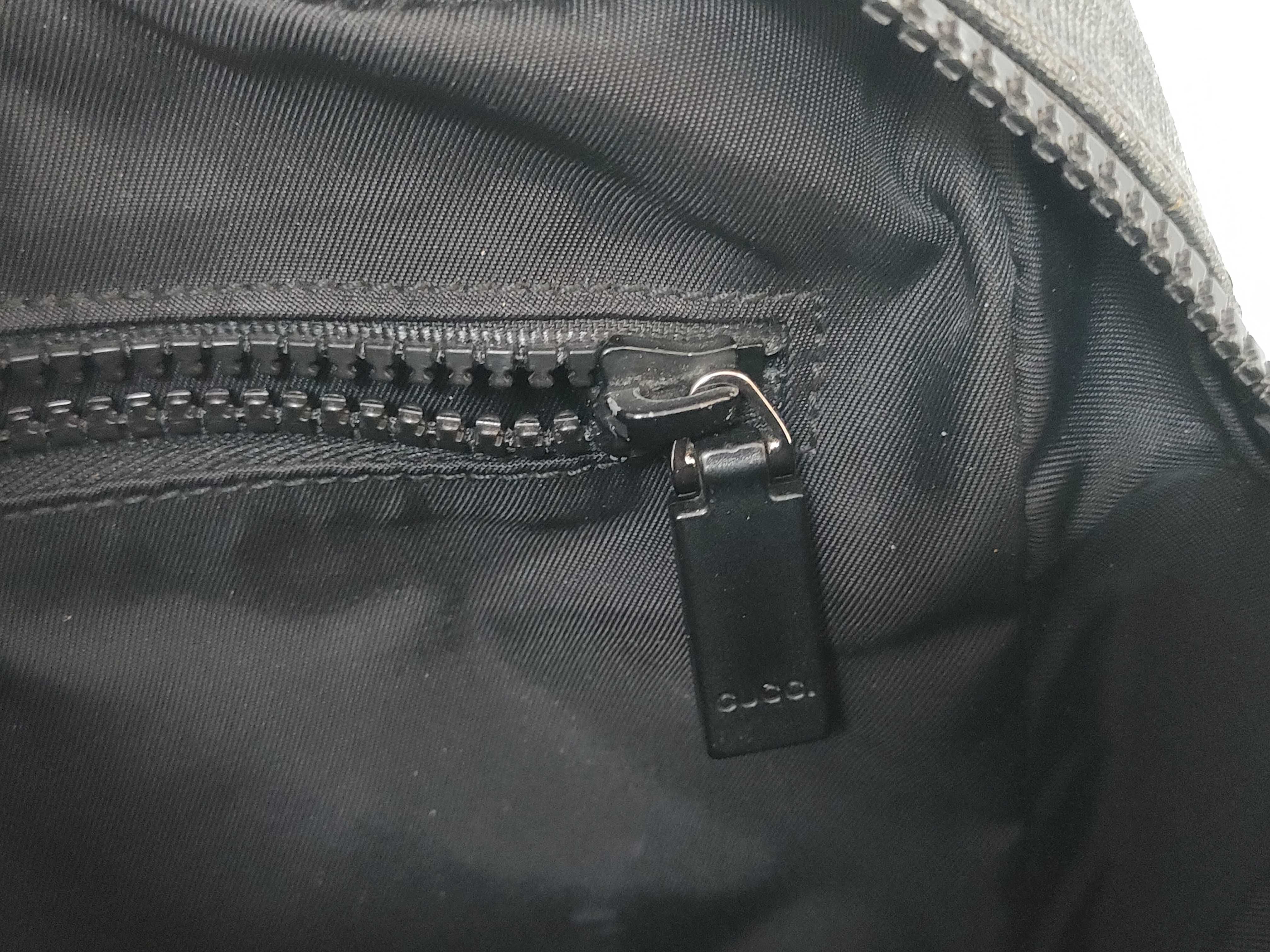 GG Supreme Shoulder Bag, Black PVC, 162907 — view 13