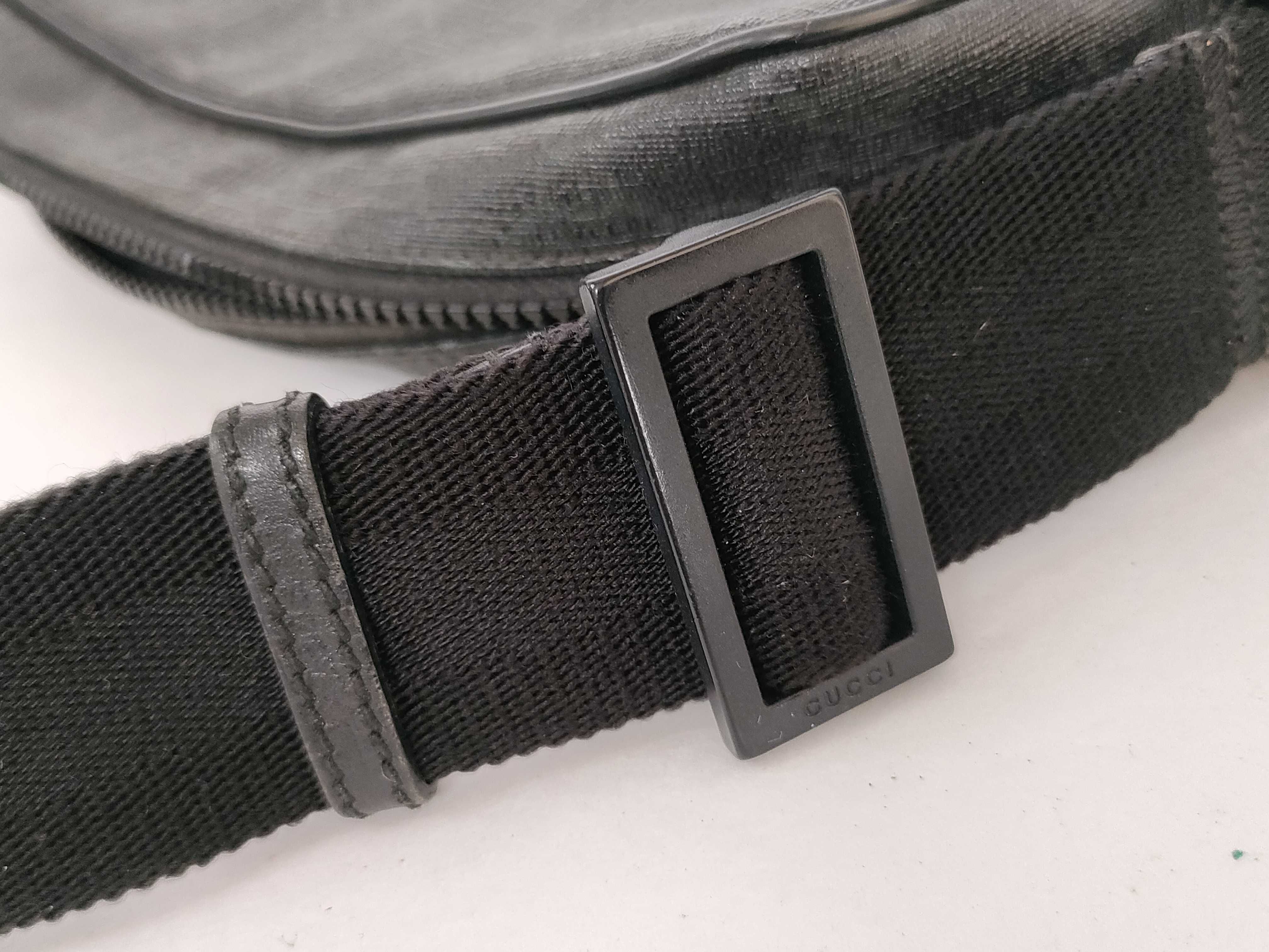GG Supreme Shoulder Bag, Black PVC, 162907 — view 15