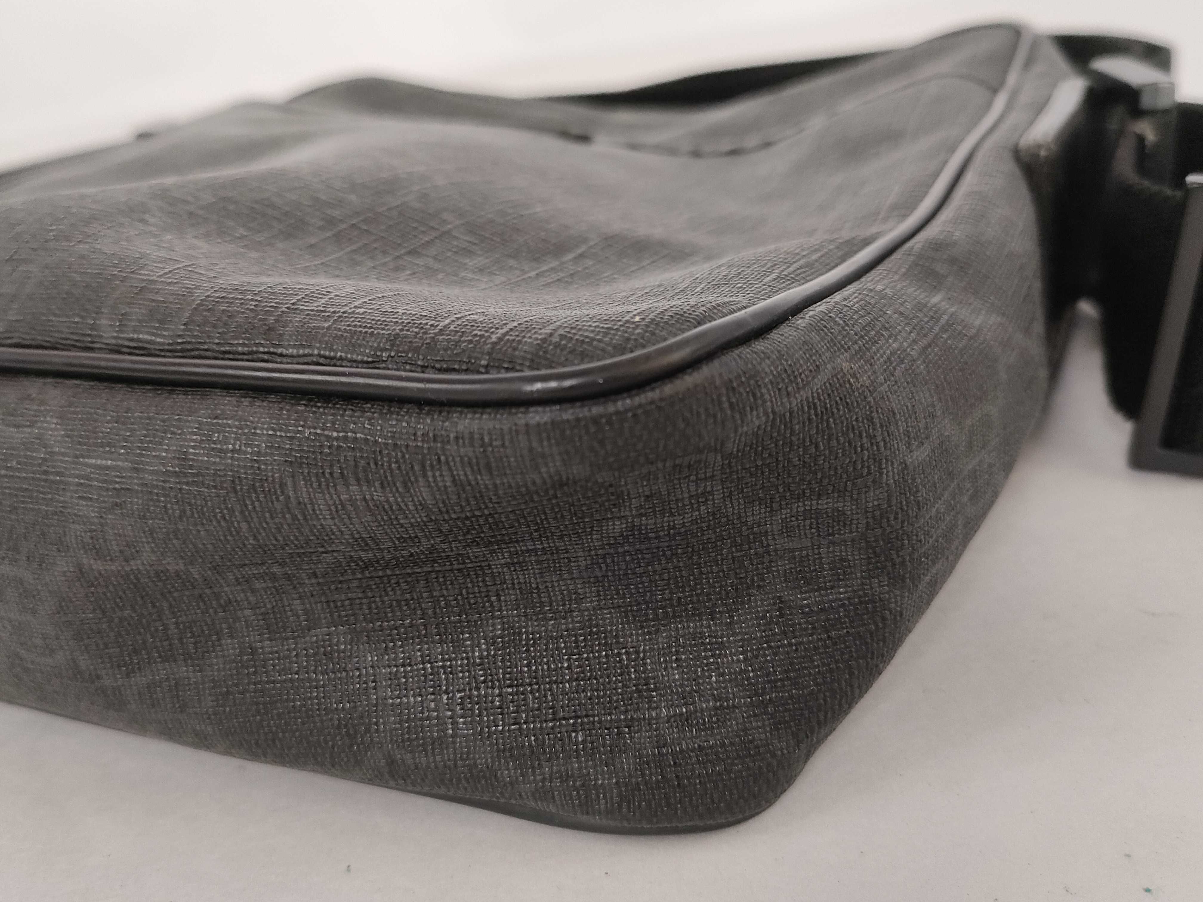 GG Supreme Shoulder Bag, Black PVC, 162907 — view 6