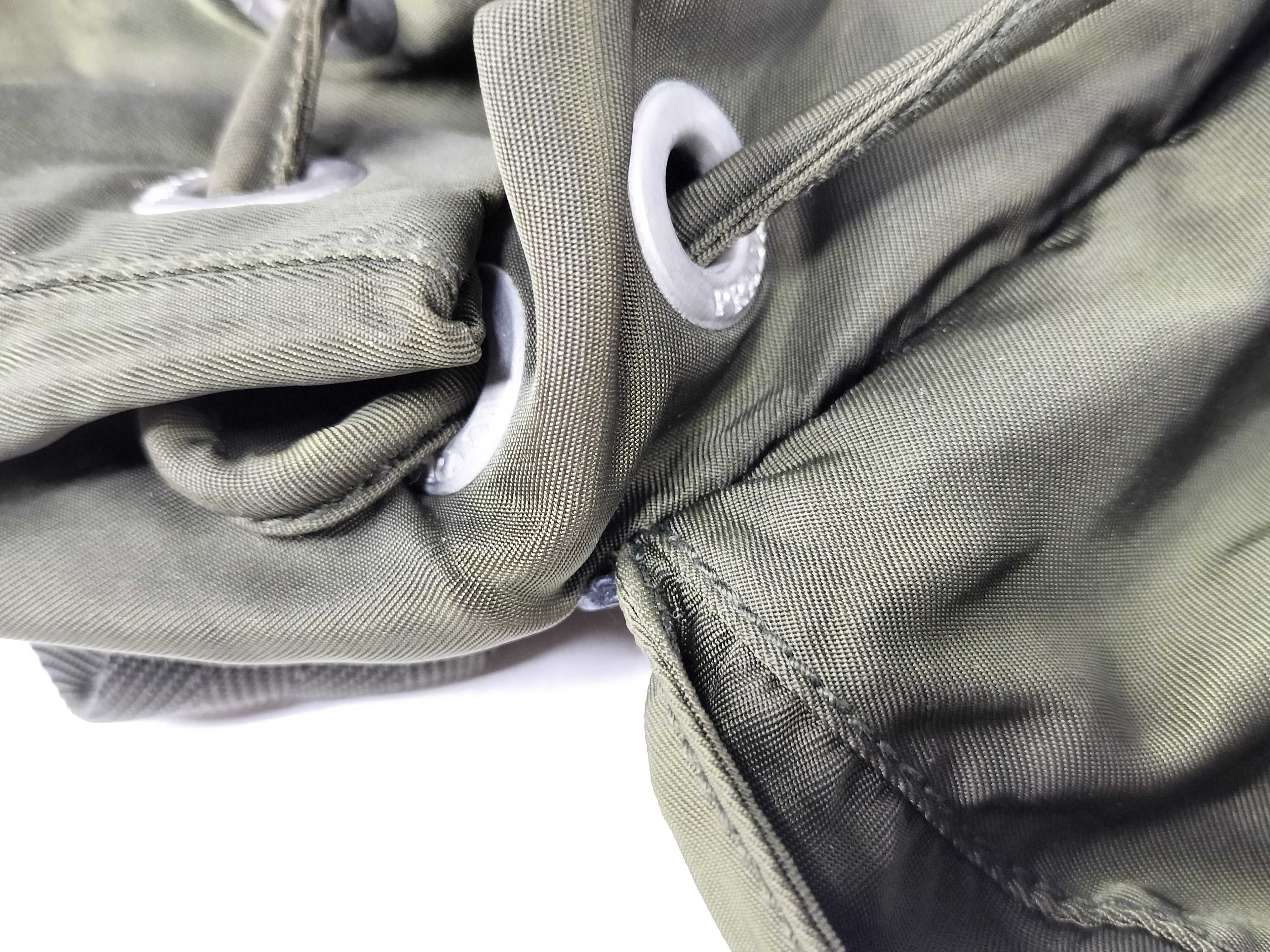 nylon backpack, khaki, triangular logo. — view 9
