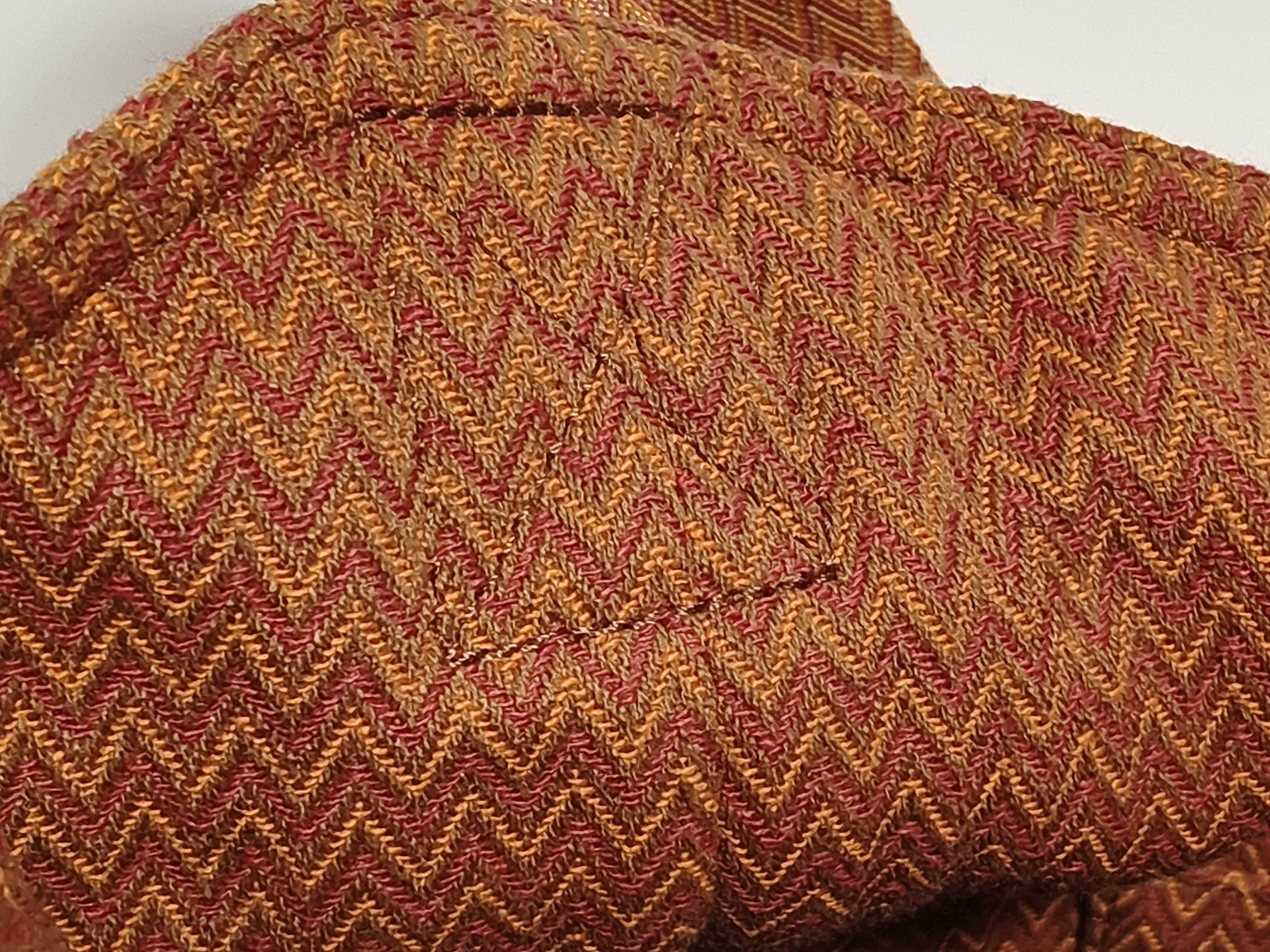 Sac des Pansage Chevron x Cotton Orange Shoulder Bag — view 8