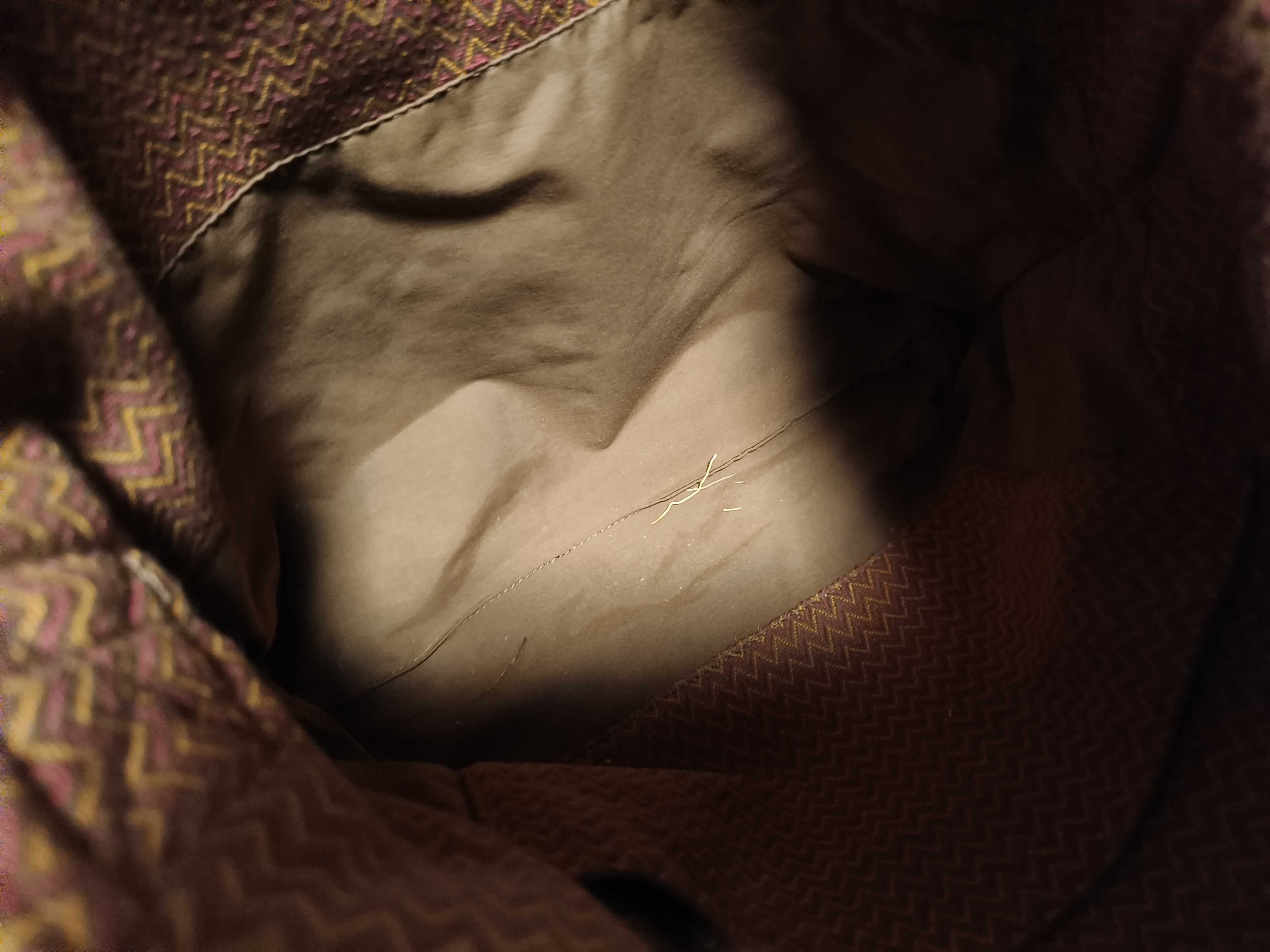 Sac des Pansage Chevron x Cotton Orange Shoulder Bag — view 9