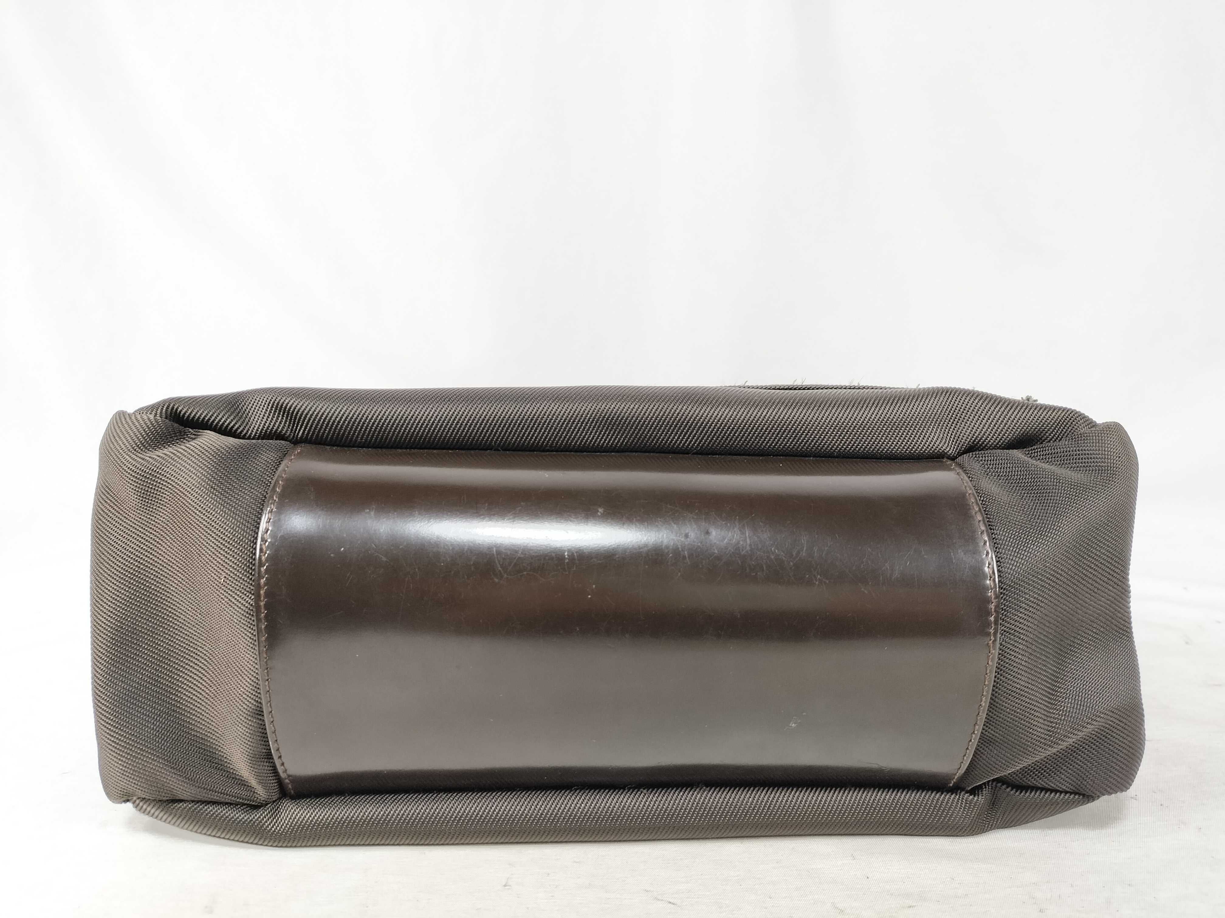 Bamboo / Bamboo Tote Bag / 000?0509?200159 / Nylon x Leather / Olive Green / S? Fitted Tote Bag Handbag — view 8