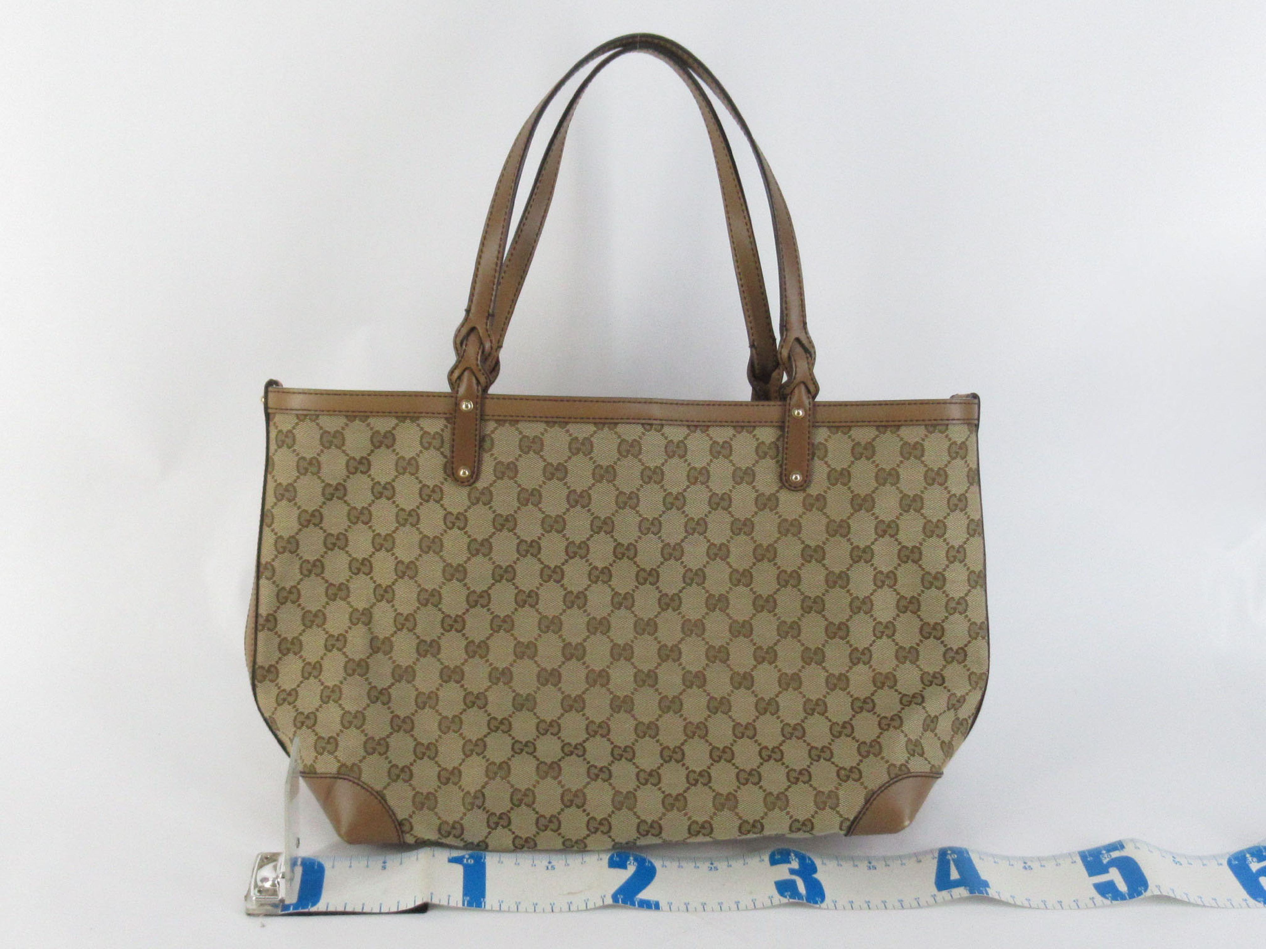 GG Canvas Tote Bag 247209 Beige Tote Bag — view 2