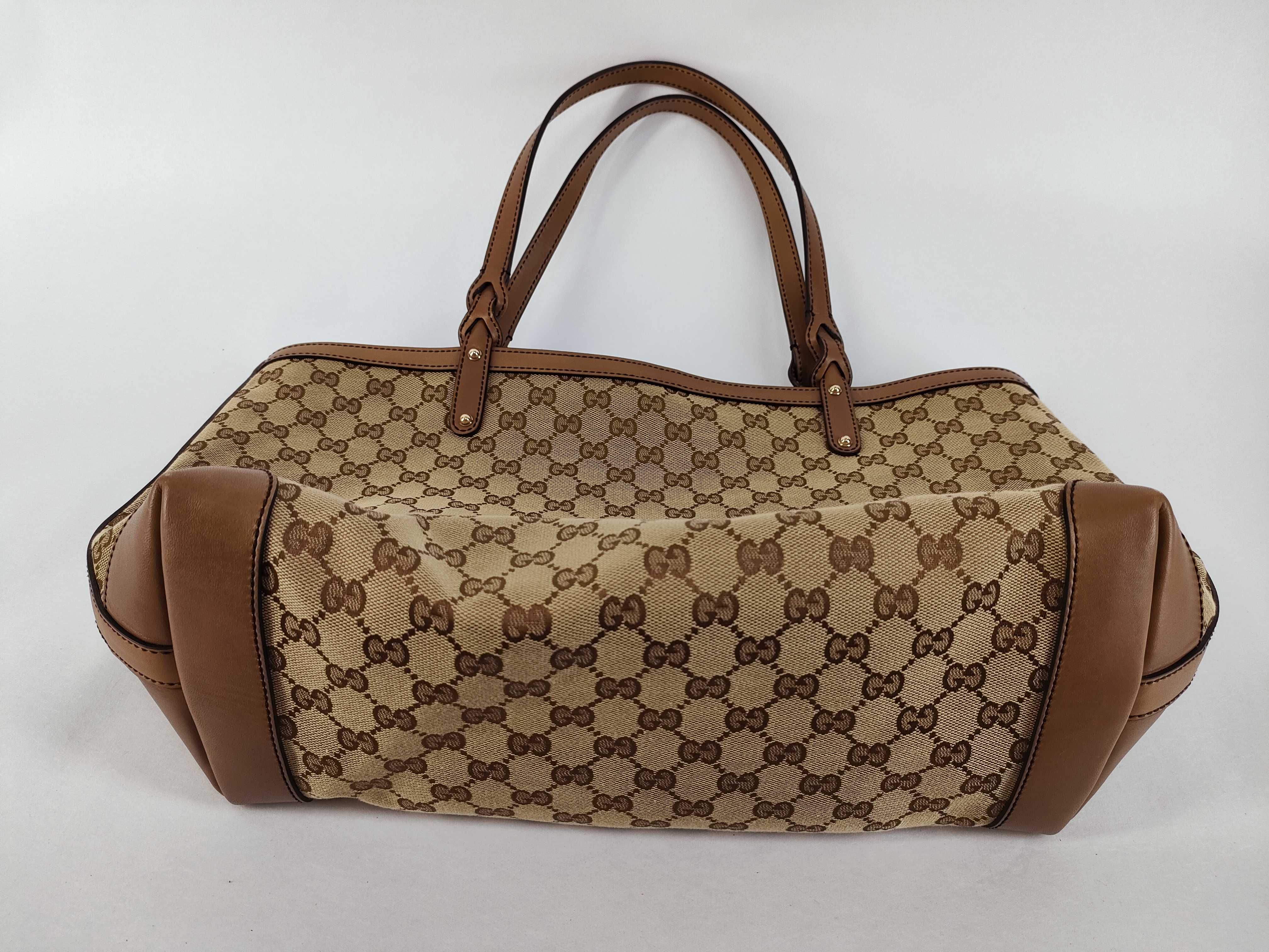 GG Canvas Tote Bag 247209 Beige Tote Bag — view 7