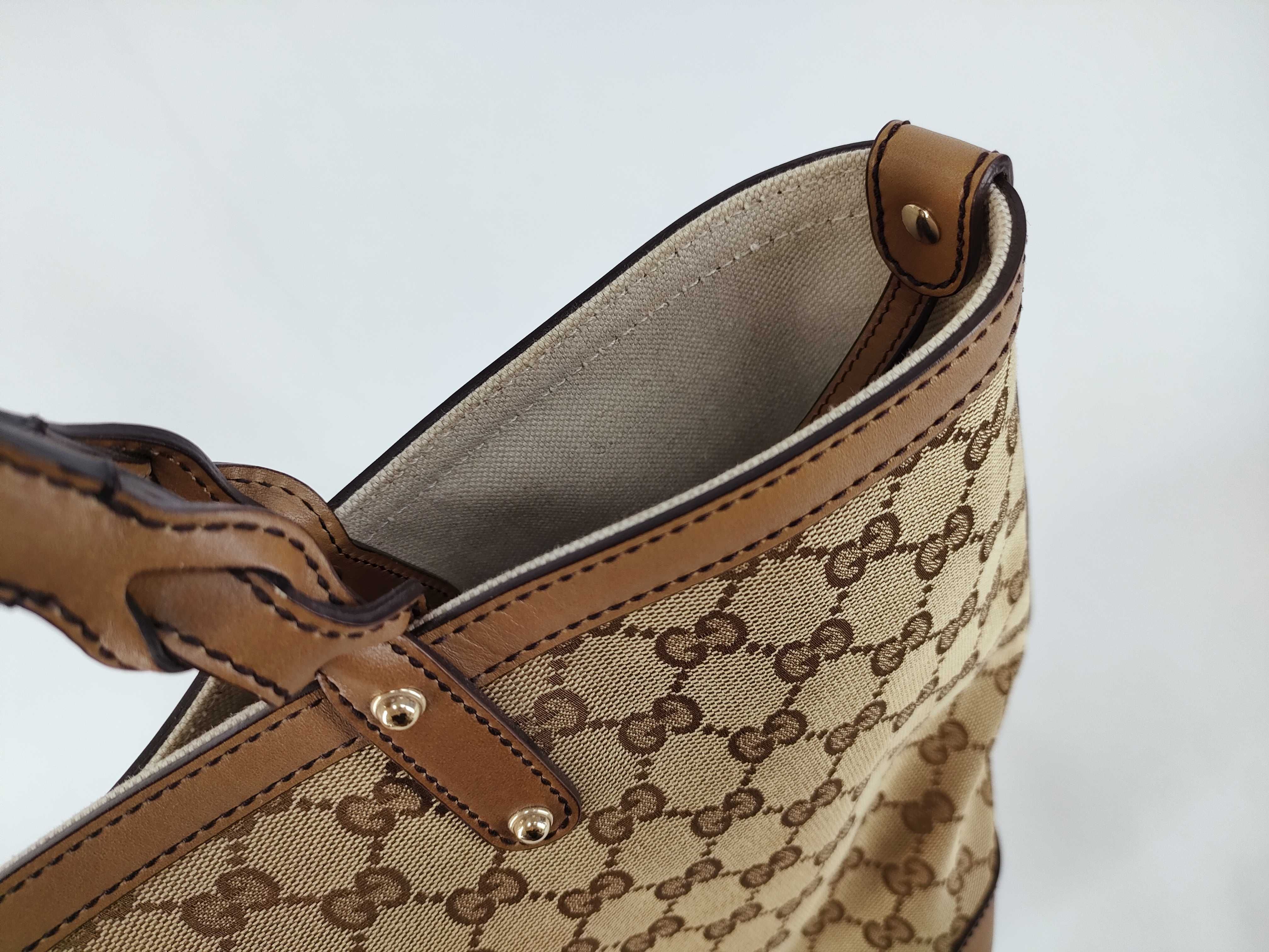 GG Canvas Tote Bag 247209 Beige Tote Bag — view 8