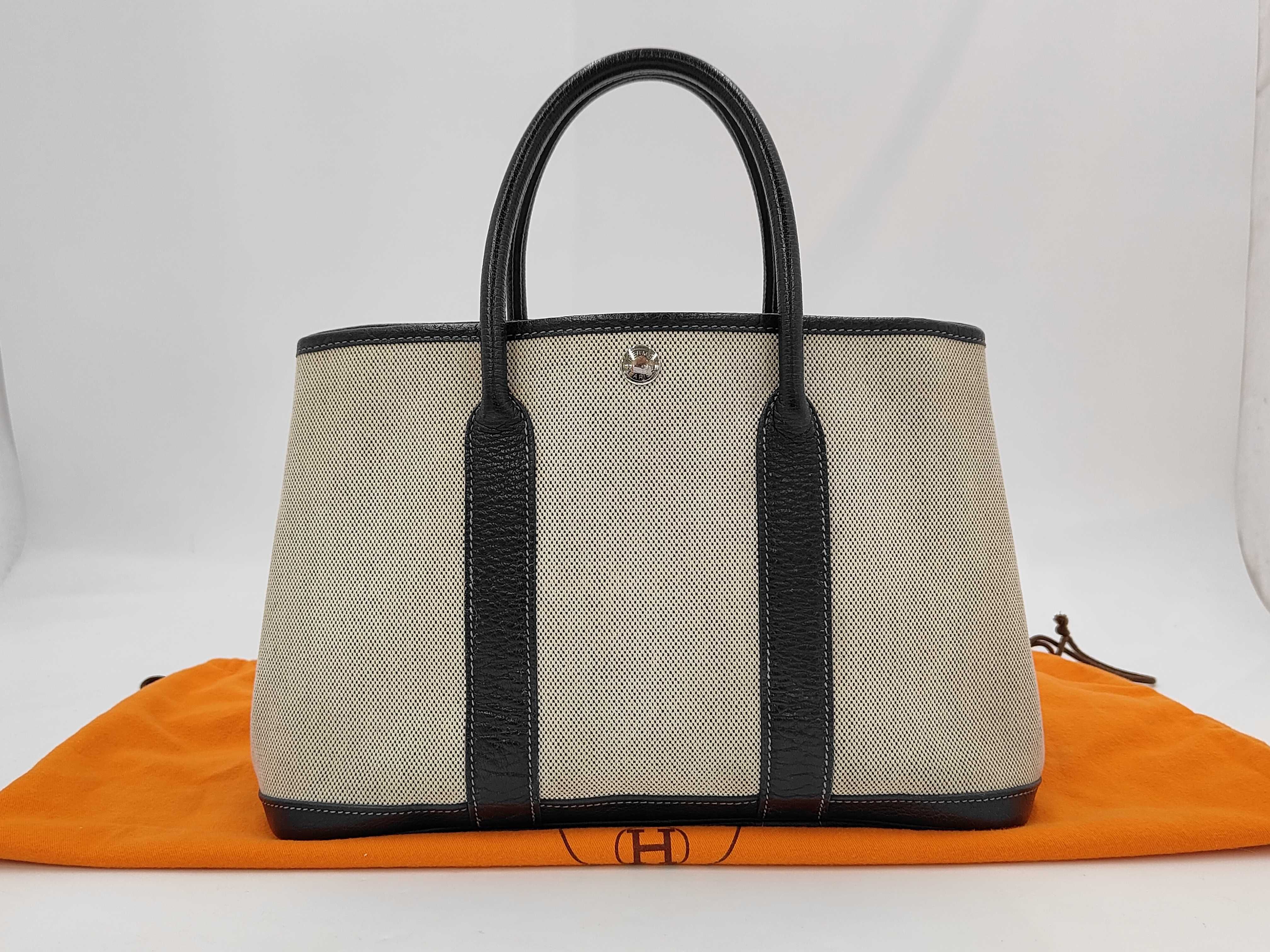 Canvas x Leather Tote Bag